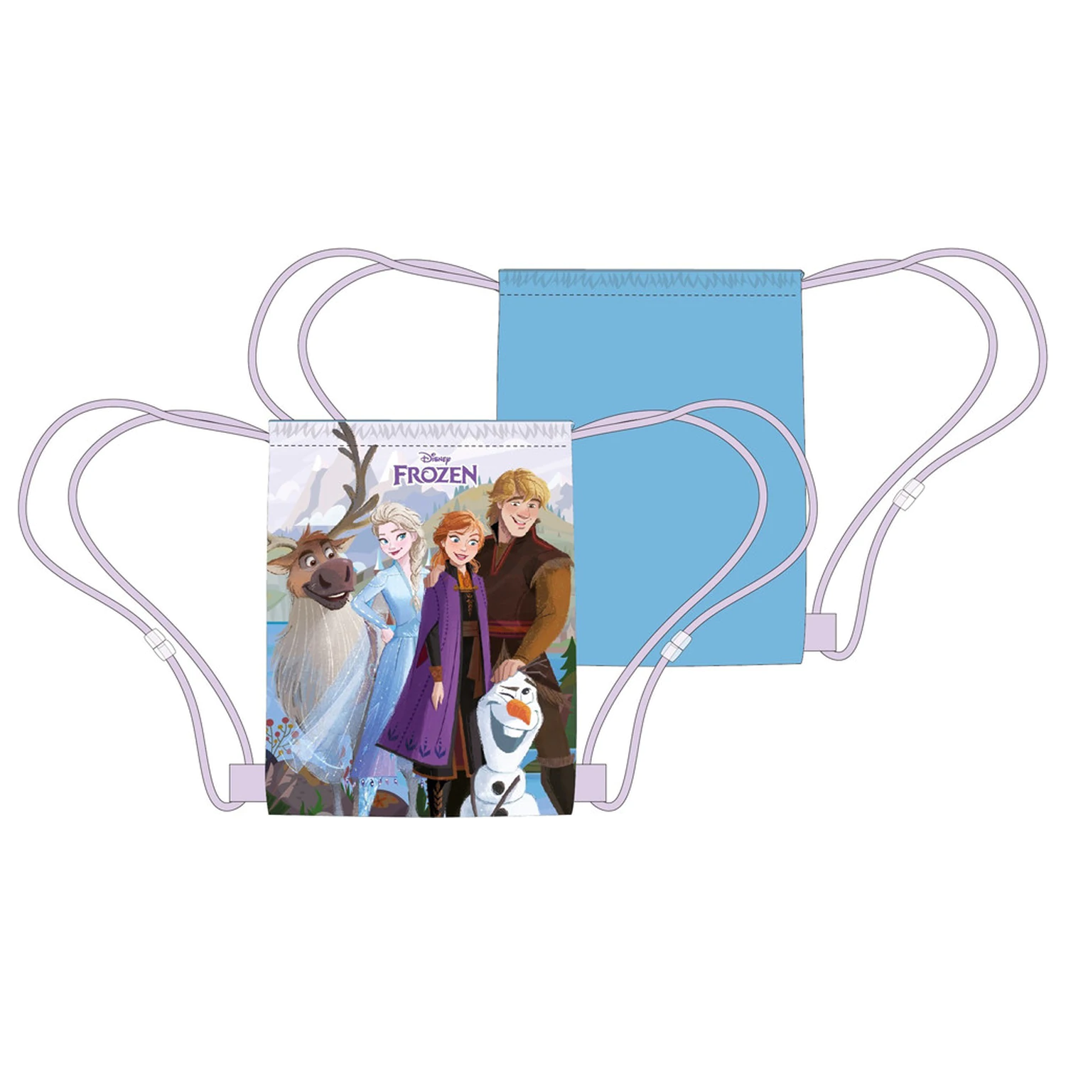 Disney Frozen Magic Crew športová taška, taška so sťahovacou šnúrkou 40 cm produktová fotografia