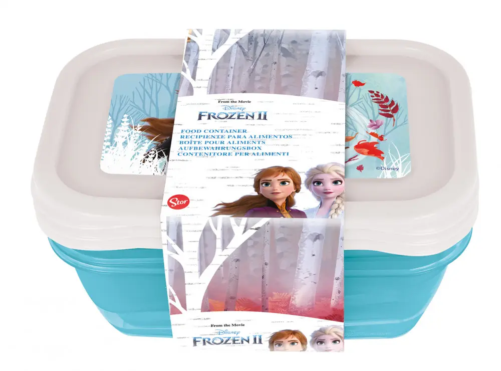 Disney Frozen plastová súprava 3 boxov na obed produktová fotografia