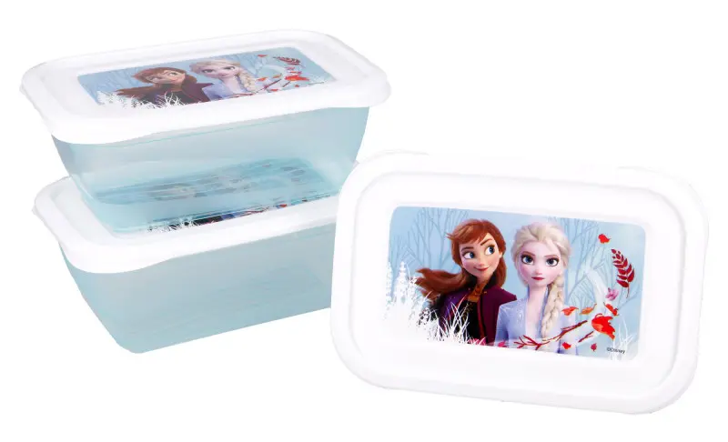 Disney Frozen plastová súprava 3 boxov na obed produktová fotografia