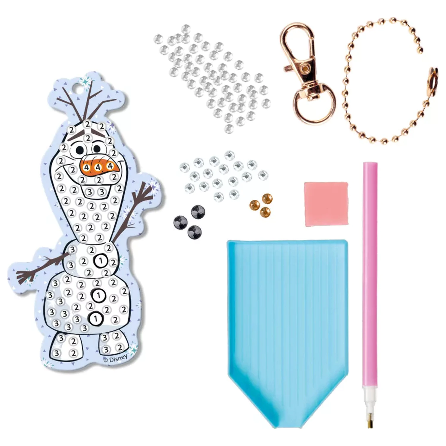 Disney Frozen Olaf Diamond Painting Súprava na výrobu kľúčenky produktová fotografia