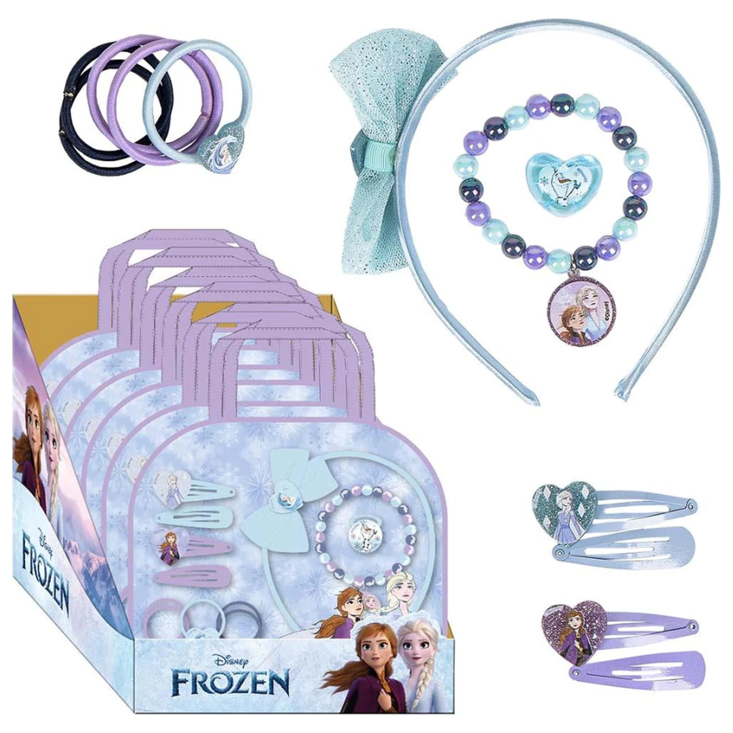 Disney Frozen Cestovná sada vlasových doplnkov produktová fotografia