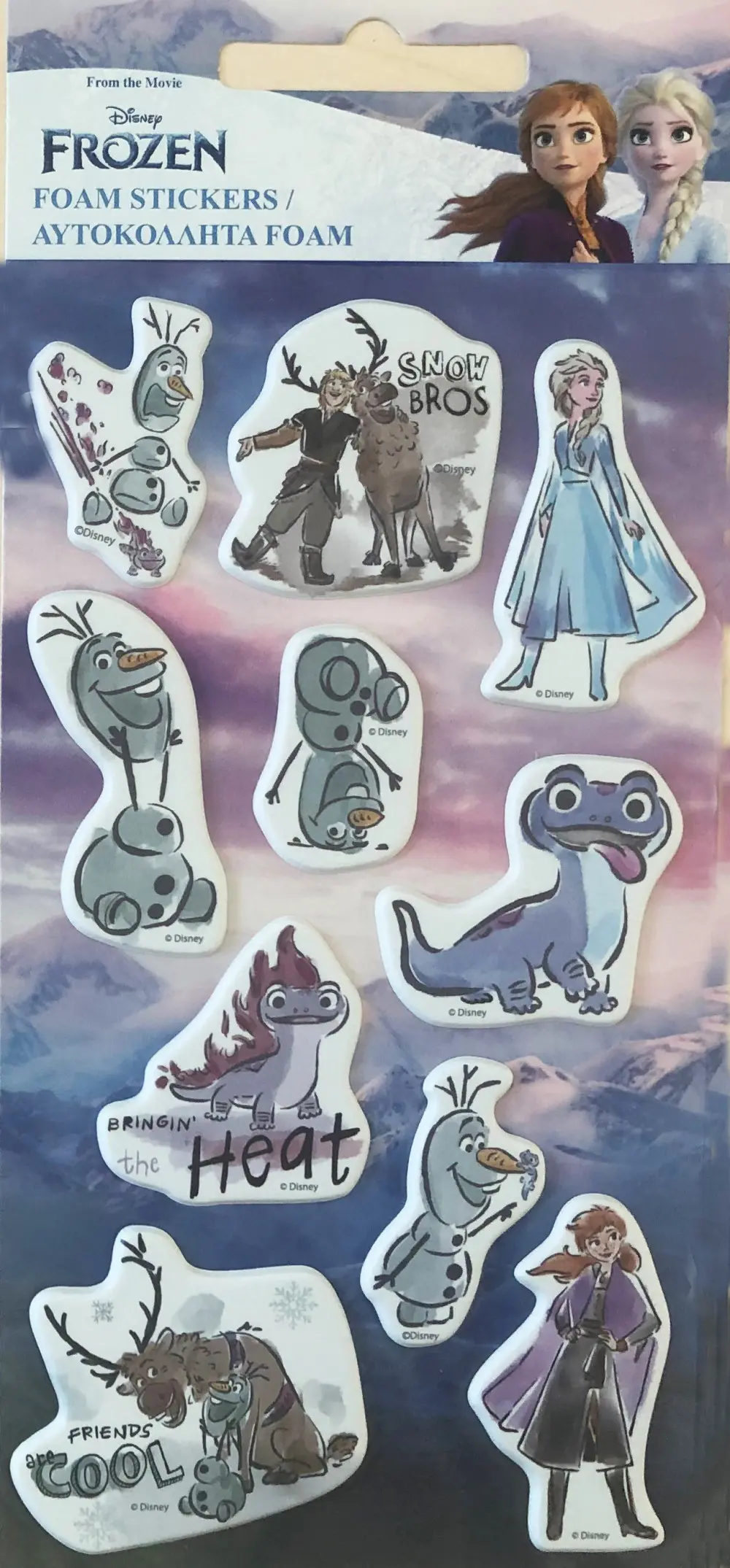 Disney Frozen Súprava penových samolepiek 3D produktová fotografia