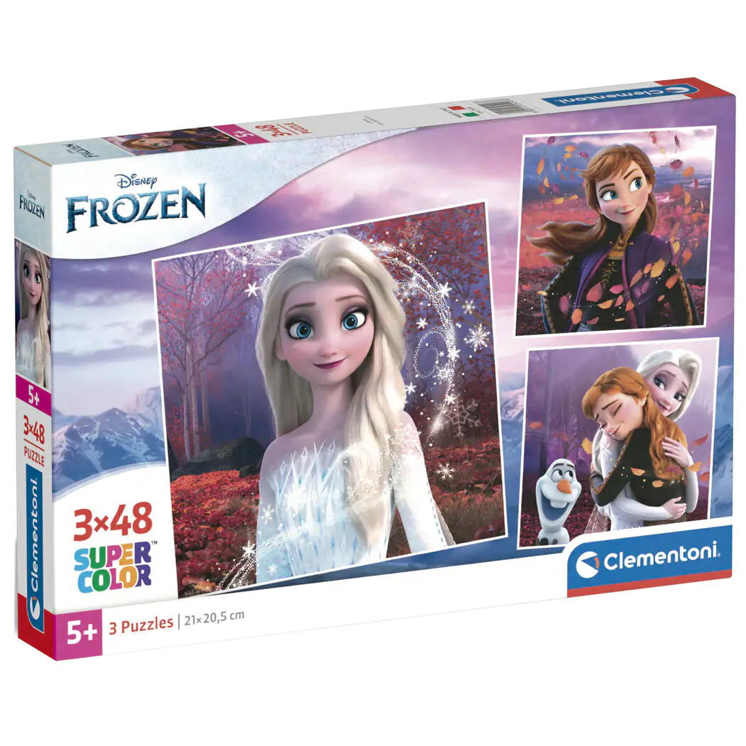 Disney Frozen puzzle 3x48 dielikov produktová fotografia