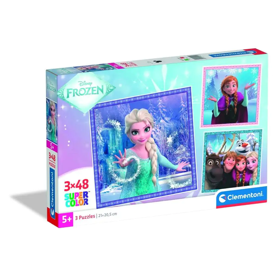 Disney Frozen puzzle 3x48 dielikov produktová fotografia