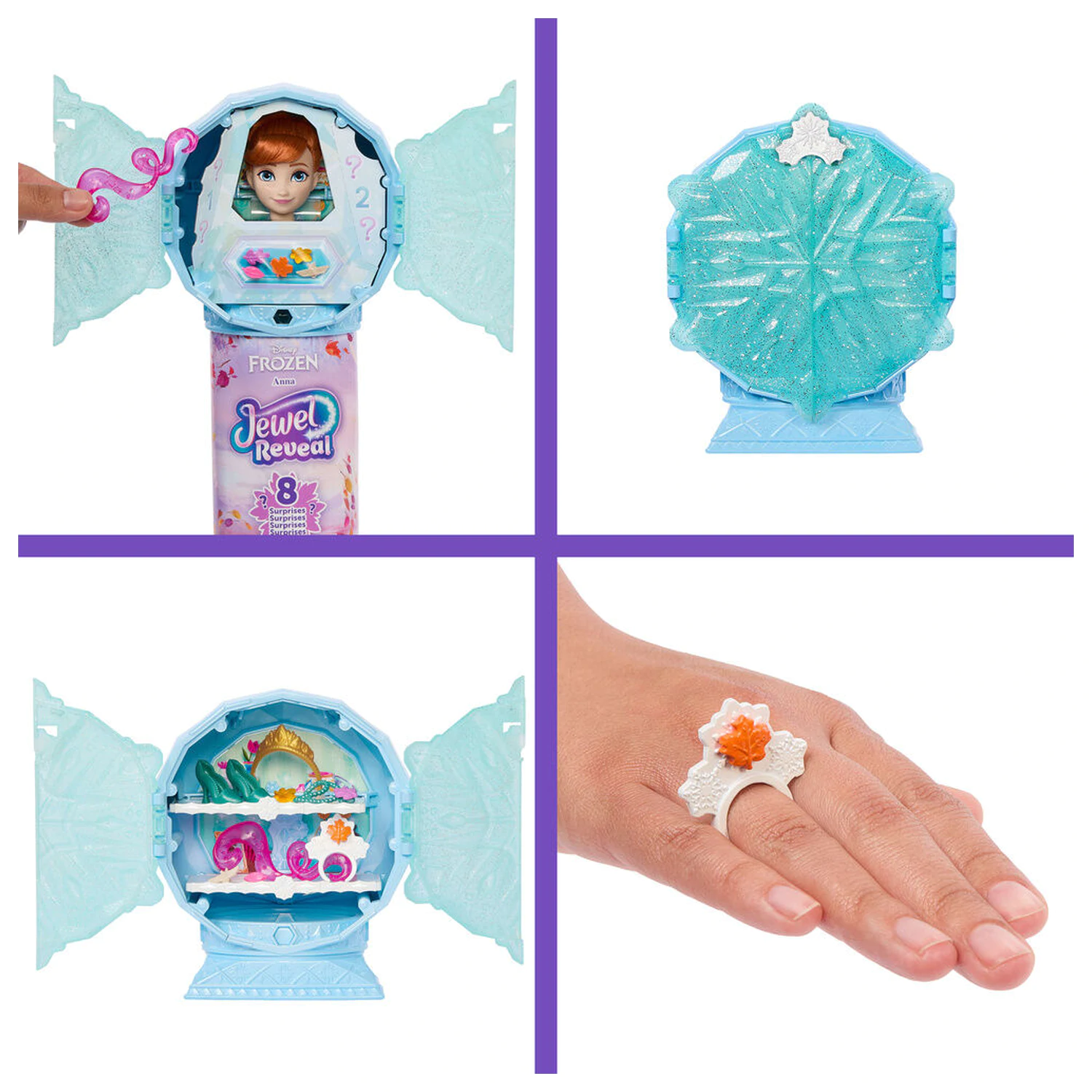 Disney Frozen Reveal bábika Anna produktová fotografia