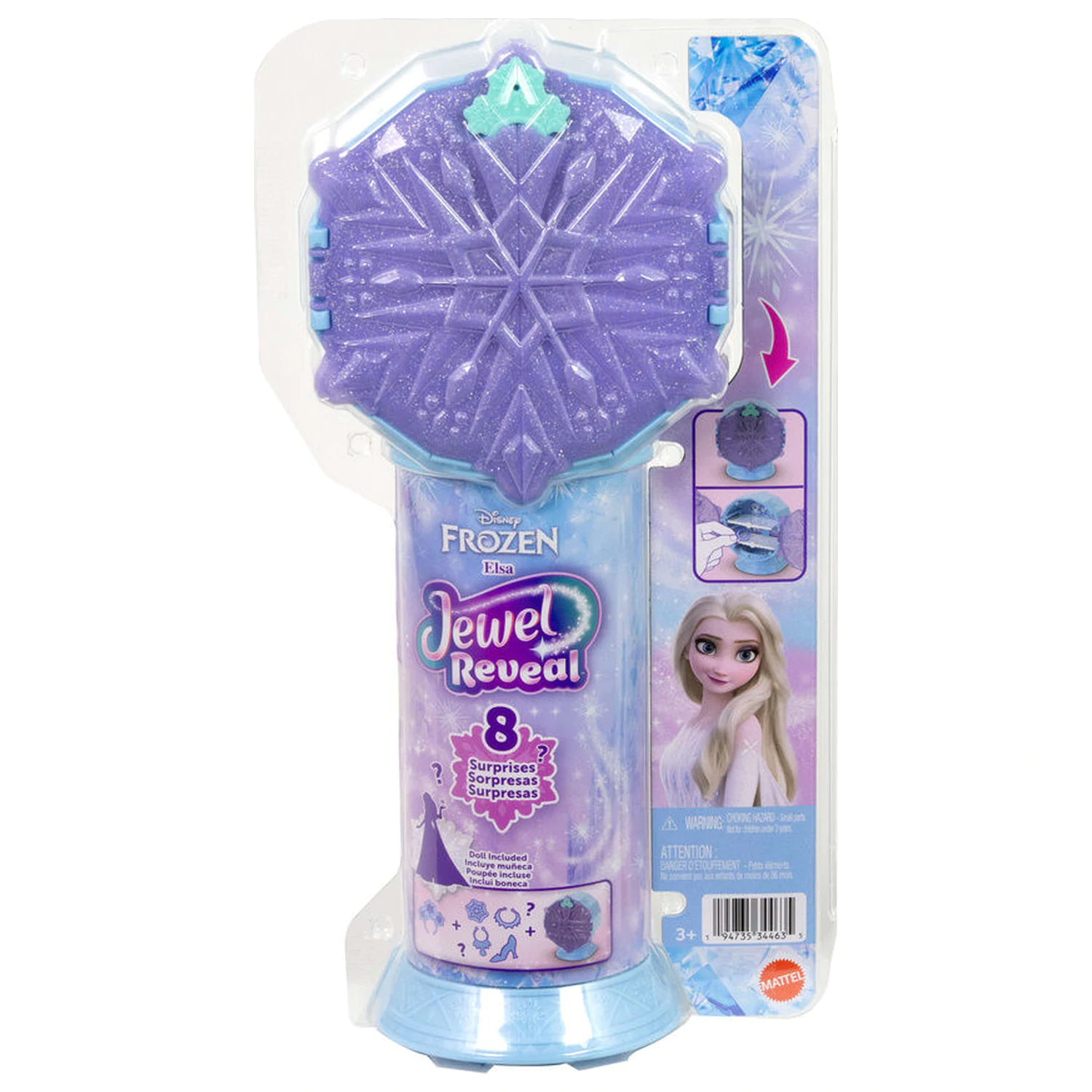 Disney Frozen Reveal Elsa bábika produktová fotografia