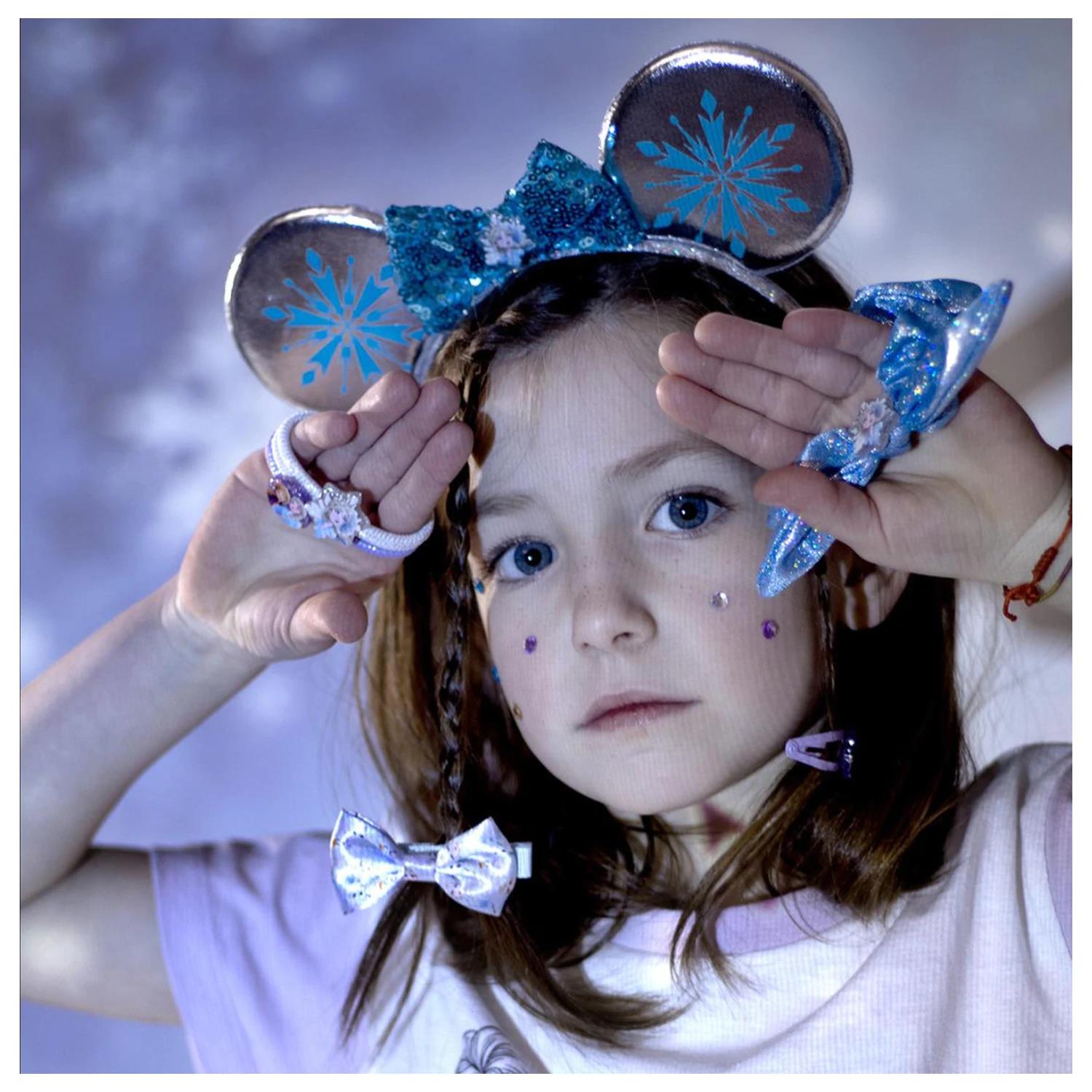 Disney Frozen Royal sada gumičiek do vlasov, 6 kusov produktová fotografia