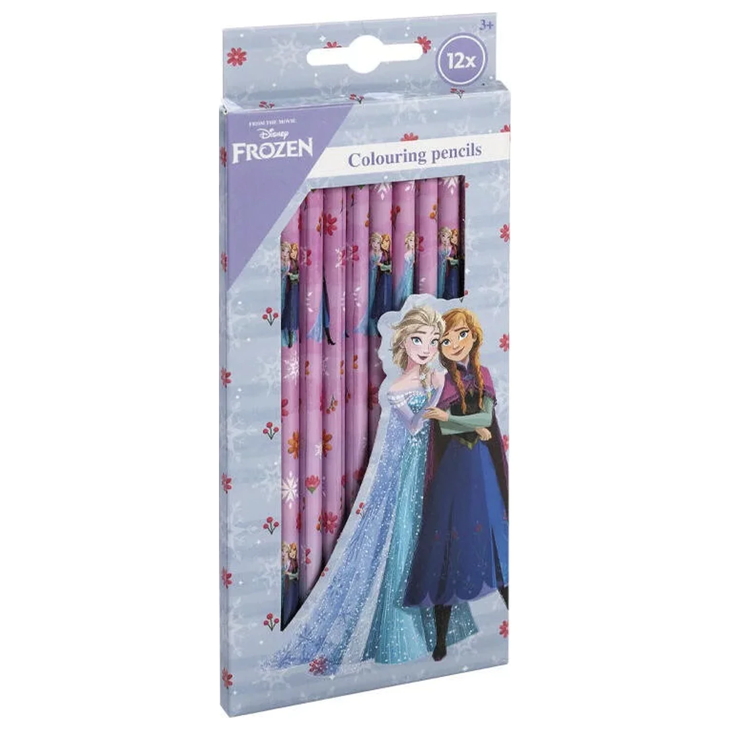 Disney Frozen Sisters farebné ceruzky sada 12 ks produktová fotografia