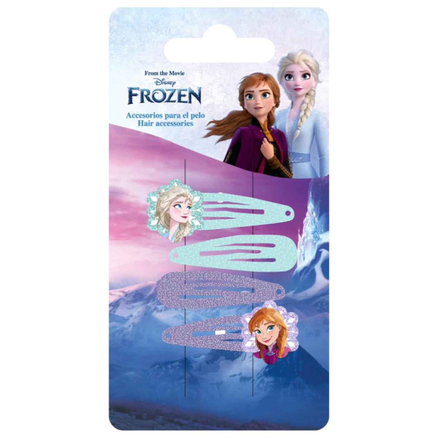 Disney Frozen Snowflakes sponky do vlasov sada 4 ks produktová fotografia