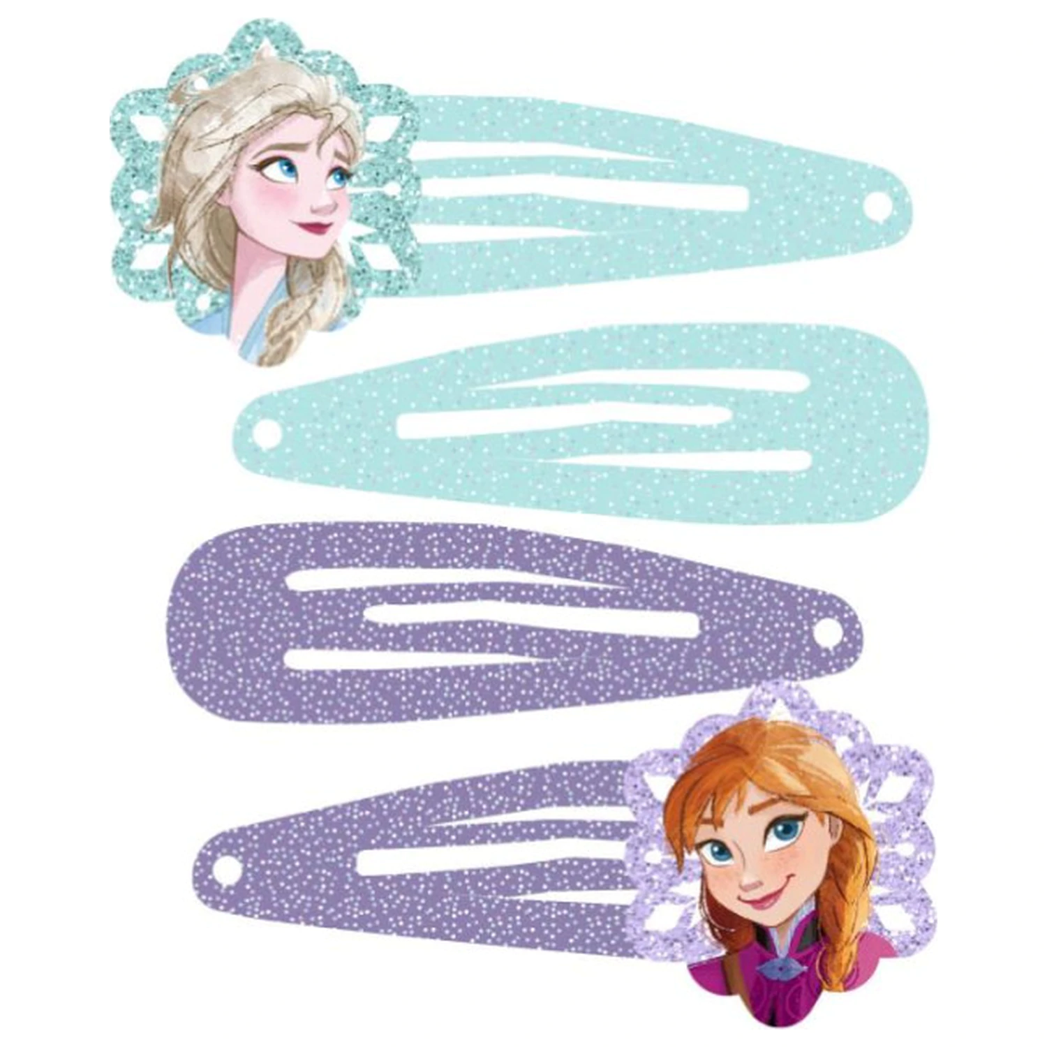 Disney Frozen Snowflakes sponky do vlasov sada 4 ks produktová fotografia