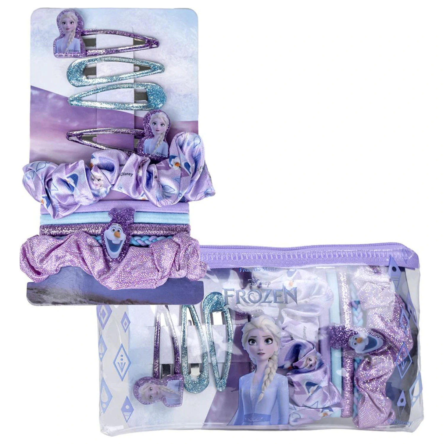 Disney Frozen Trblietavá Sponka do vlasov a Gumička do vlasov Set produktová fotografia