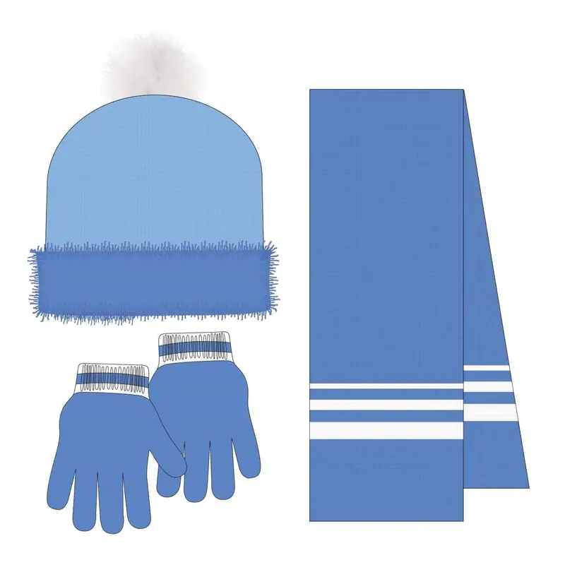 Disney Frozen zimný set kukla čiapka rukavice produktová fotografia