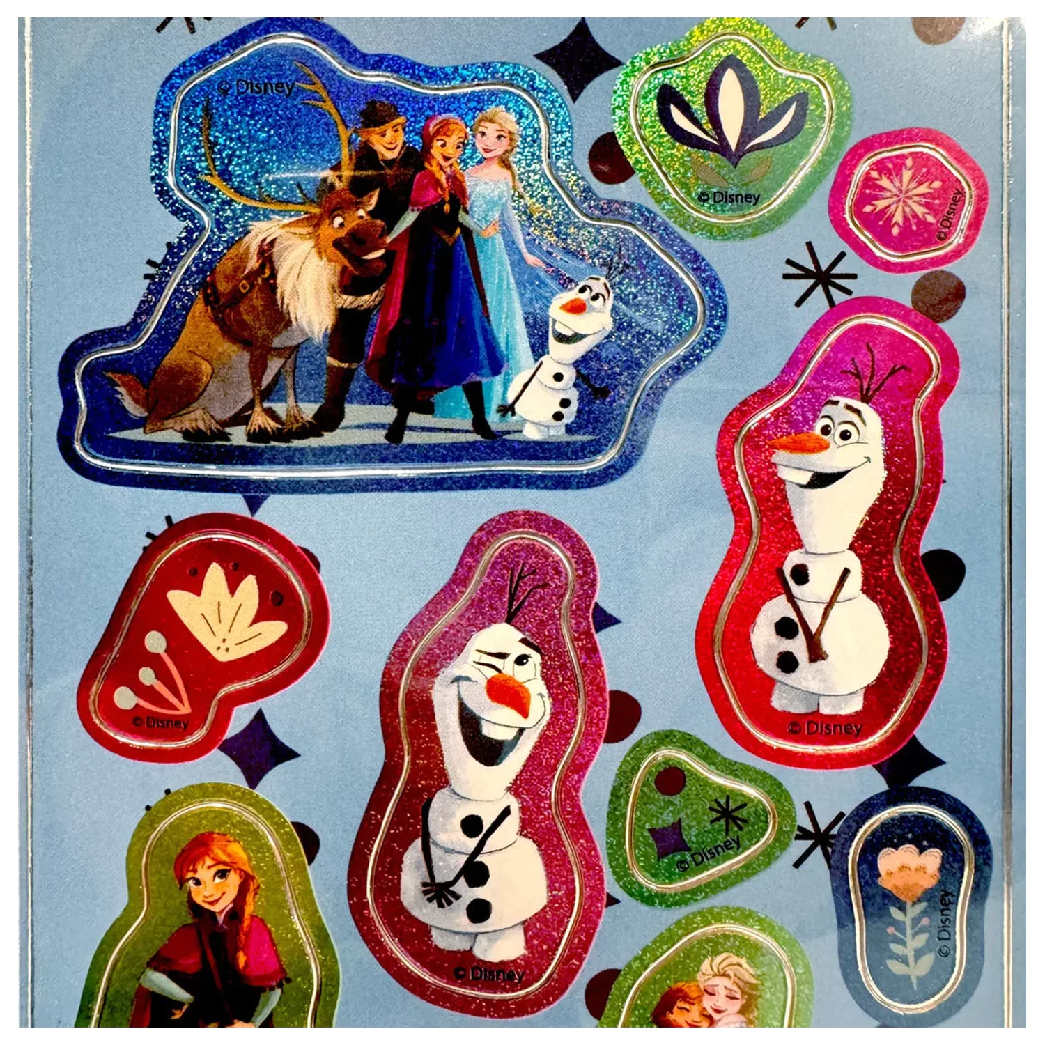 Disney Frozen Together Hologram Set nálepiek produktová fotografia