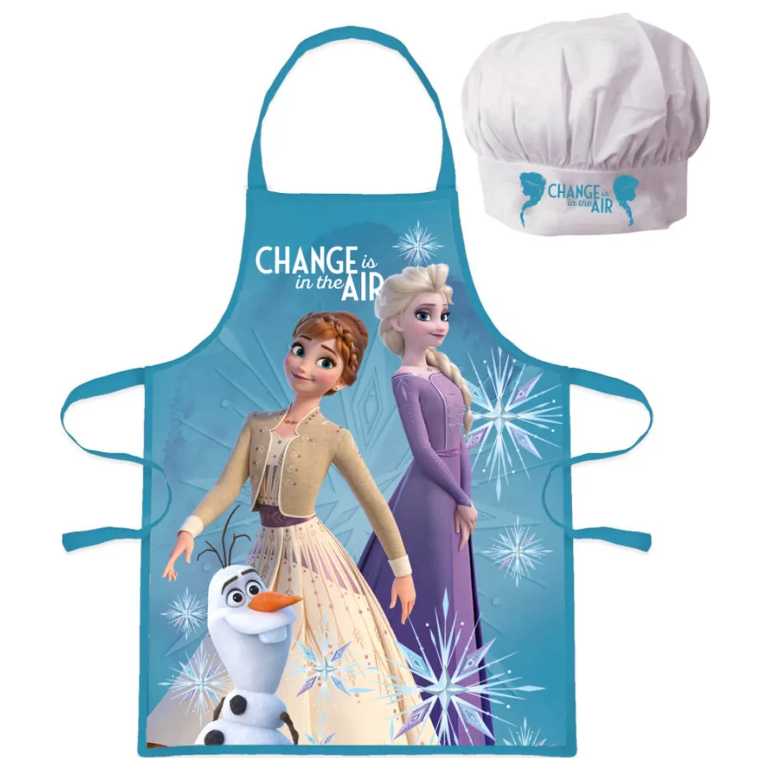 Disney Frozen Detská zástera White Snowflake, 2-dielna súprava produktová fotografia