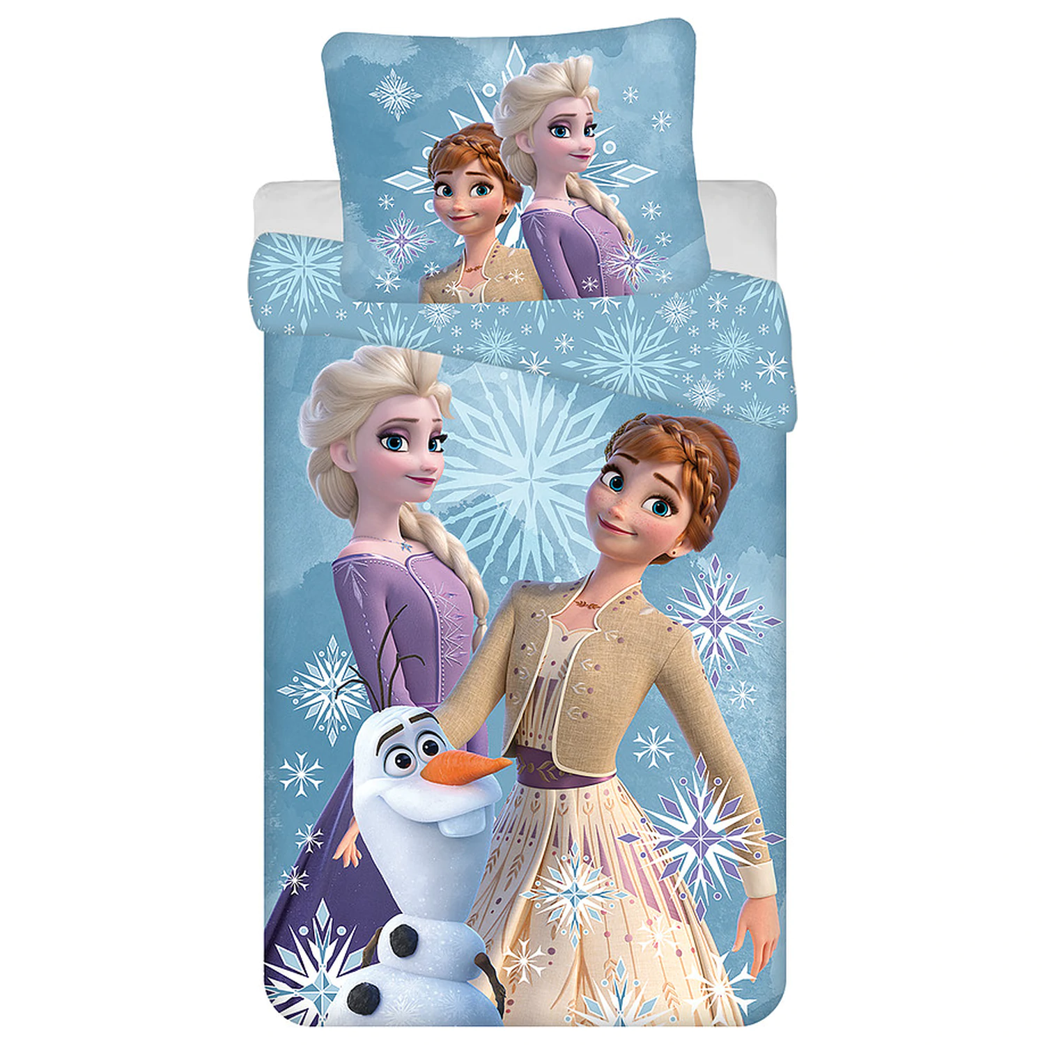 Disney Frozen Biela snehová vločka detská obliečka na perinu produktová fotografia