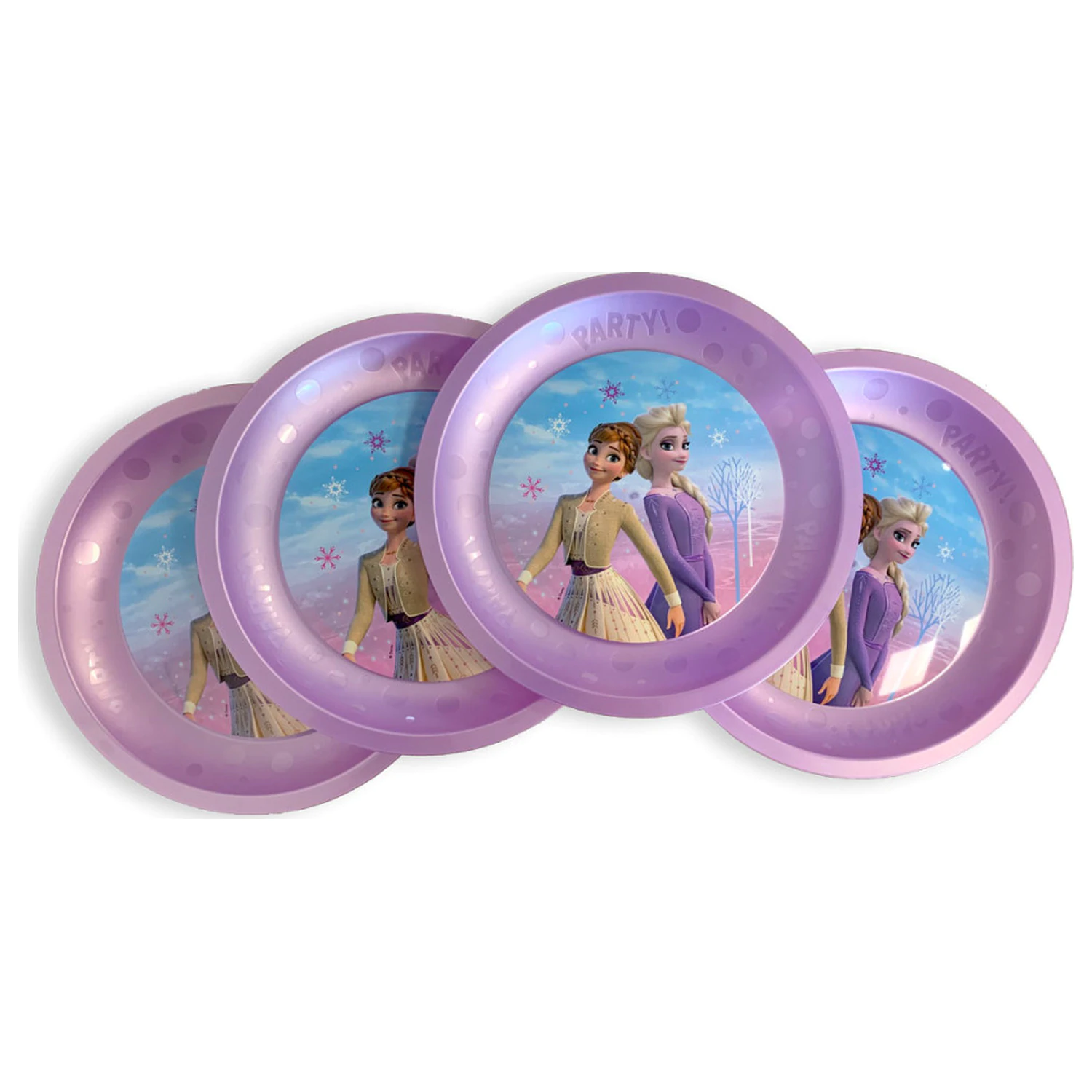 Disney Frozen Wind micro prémiová plastová plochá súprava tanierov 4 kusy 21 cm produktová fotografia
