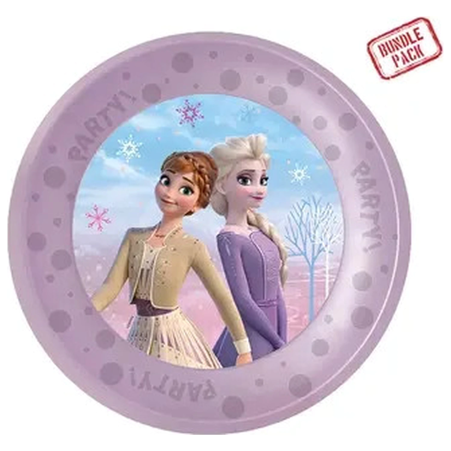 Disney Frozen Wind micro prémiová plastová plochá súprava tanierov 4 kusy 21 cm produktová fotografia