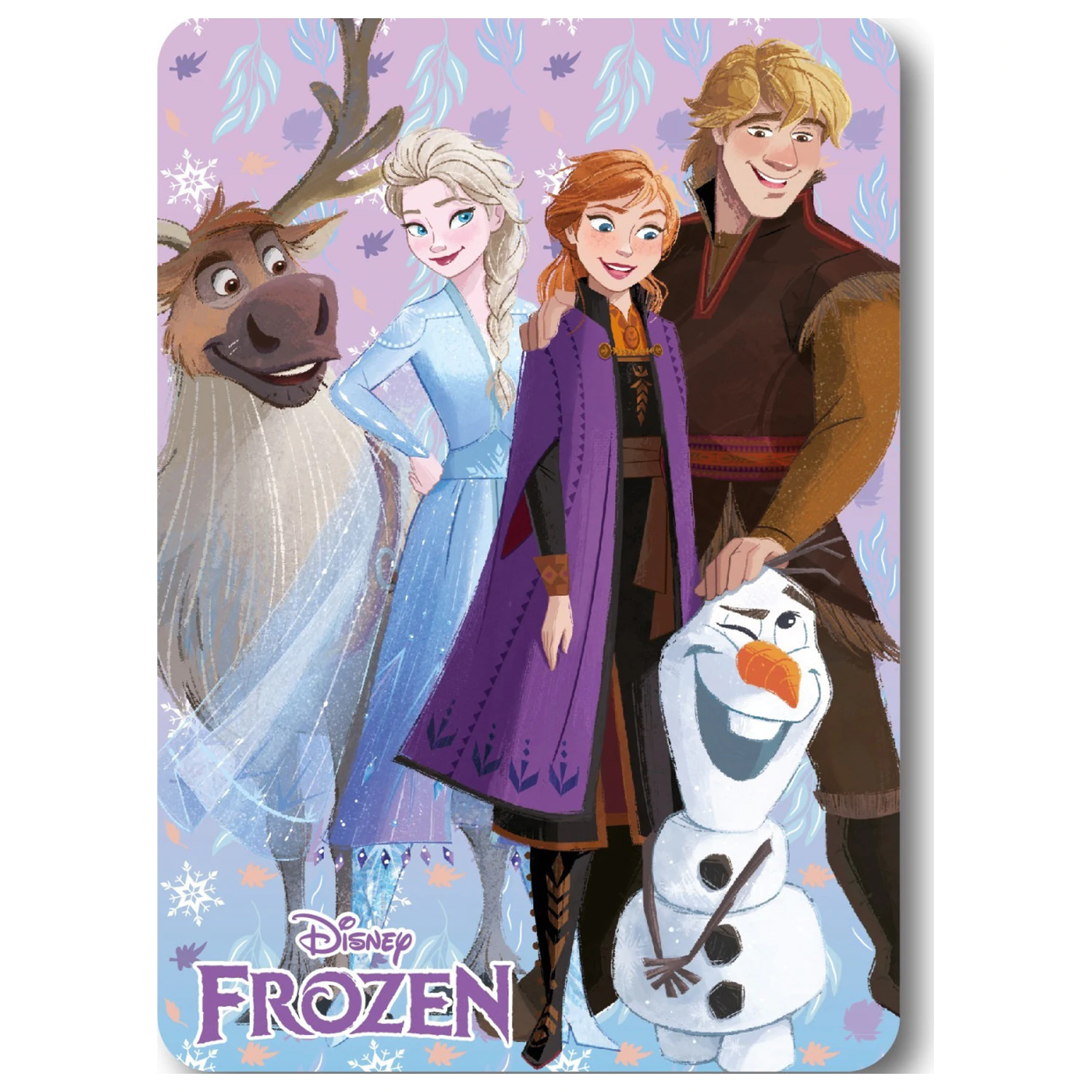 Disney Frozen Winter Friends flísová deka produktová fotografia