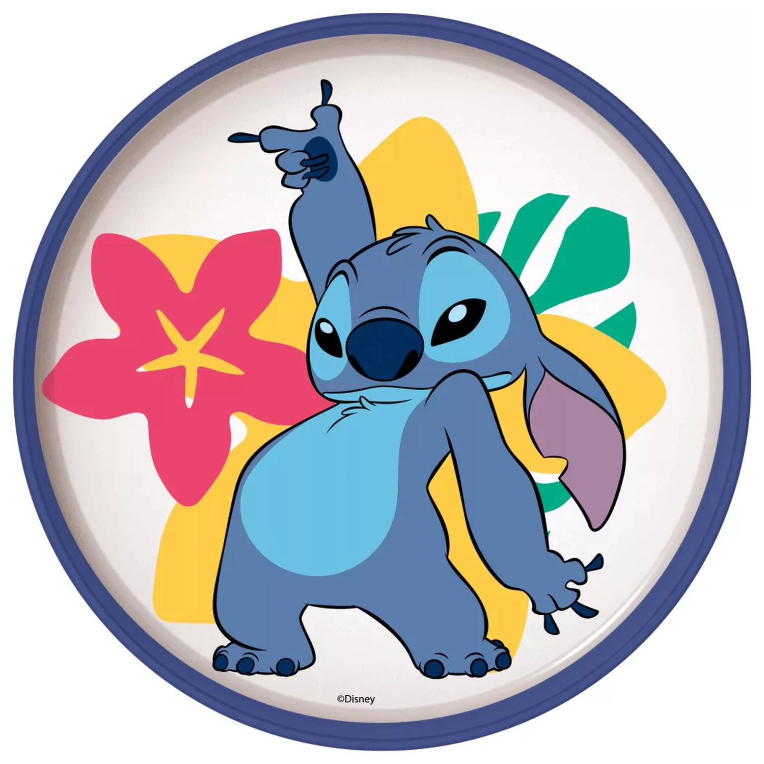 Disney Lilo & Stitch Palms protišmykový mikro plochý tanier produktová fotografia