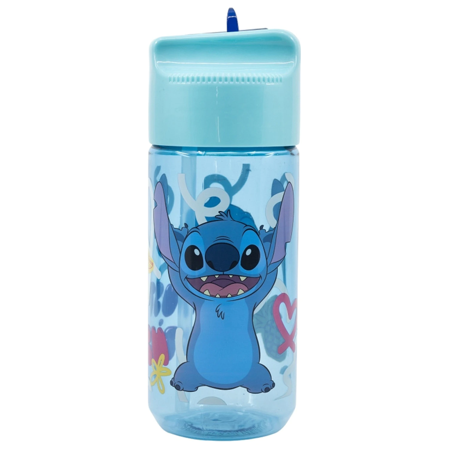 Disney Lilo and Stitch Palms Hydro Plastic Fľaša na vodu so slamkou 430 ml produktová fotografia
