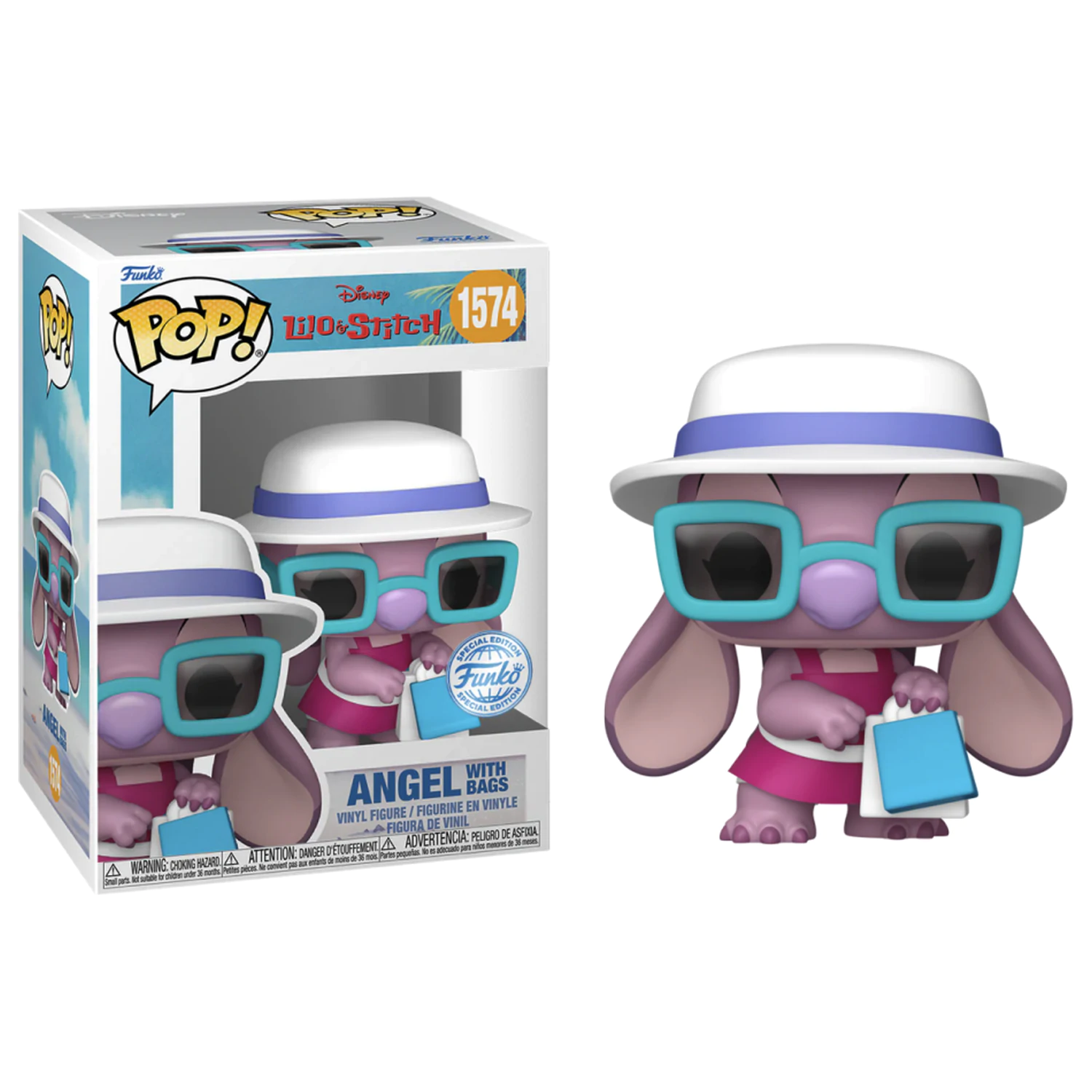 Disney Lilo & Stitch Funko POP! figúrka Angel s taškami produktová fotografia