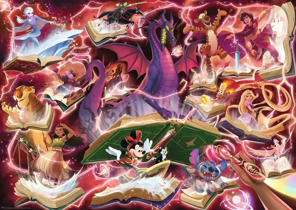 Disney Lorcana Puzzle Glimmers of the Realm: Ruby (1000 dielikov) produktová fotografia