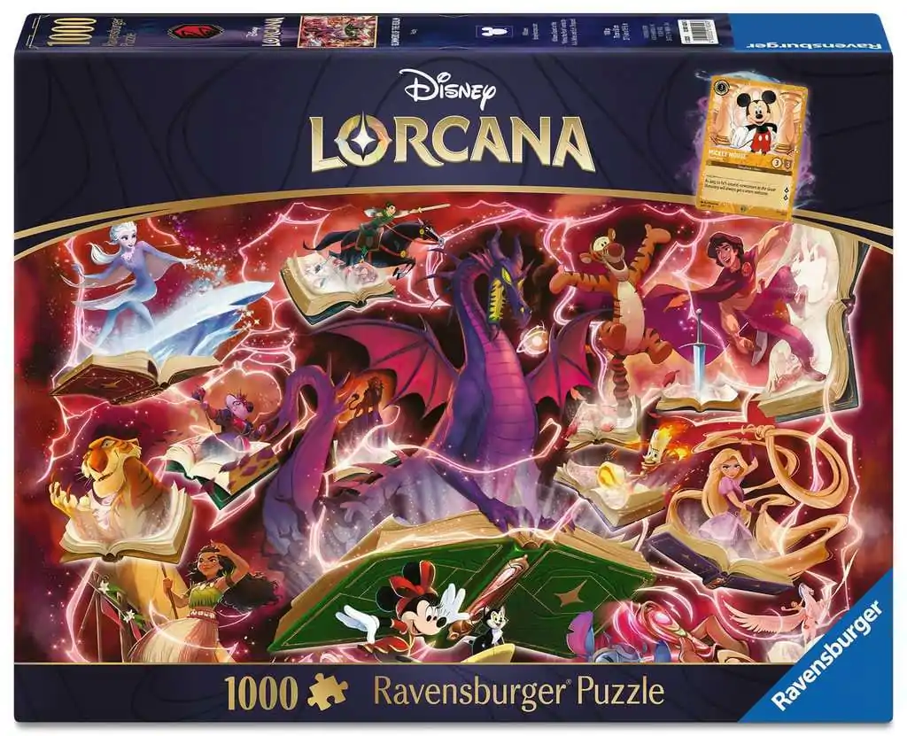 Disney Lorcana Puzzle Glimmers of the Realm: Ruby (1000 dielikov) produktová fotografia