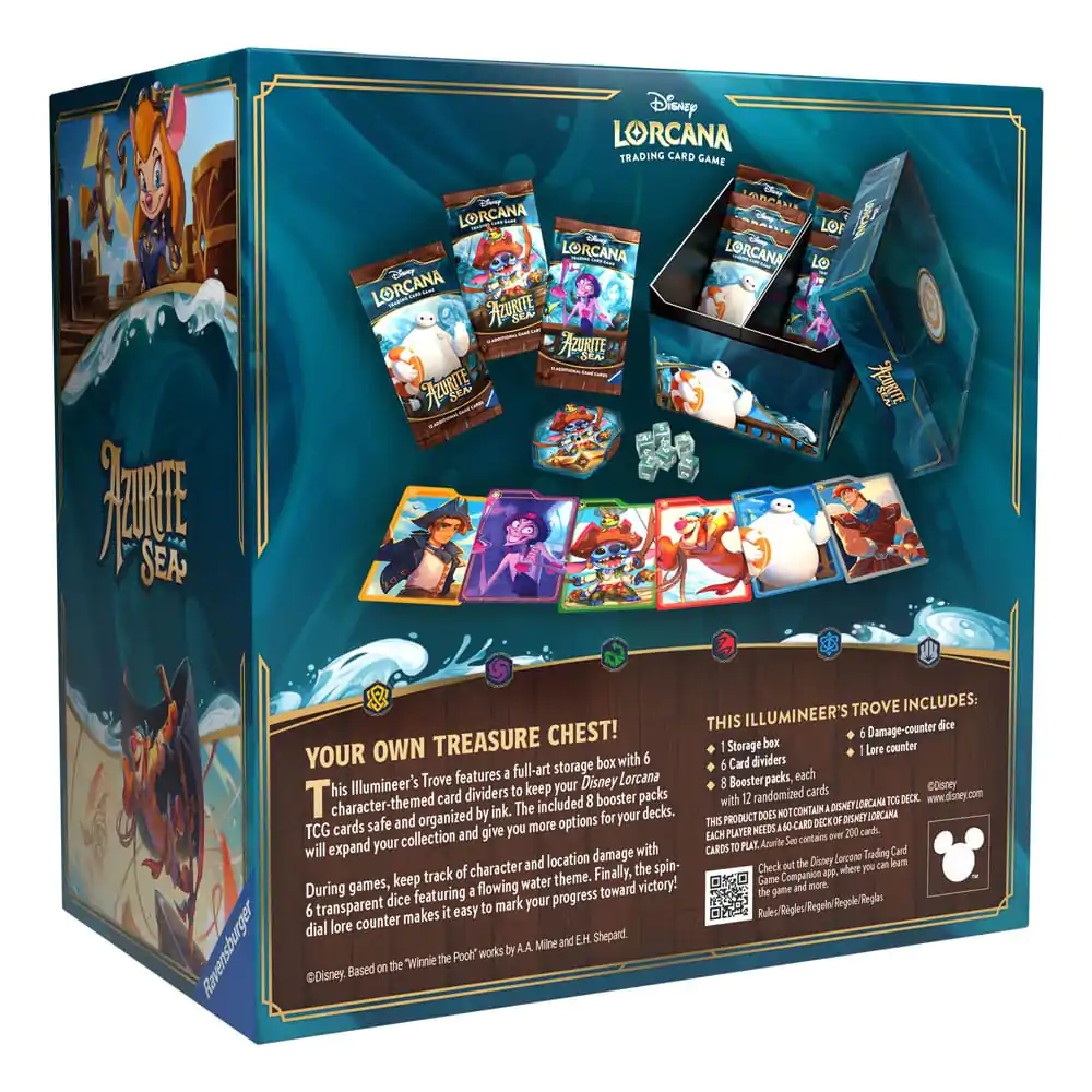 Disney Lorcana TCG Azurite Sea llumineer&#039;s Trove *English Edition* termékfotó