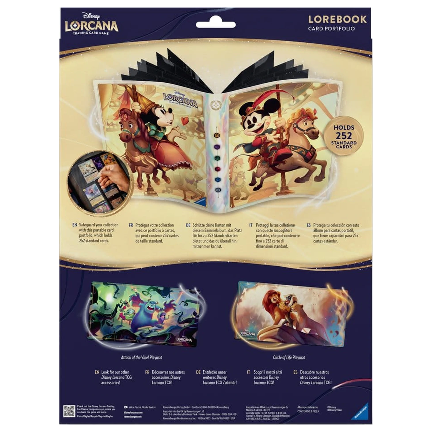 Disney Lorcana TCG Zberateľský album na karty Mickey & Minnie produktová fotografia