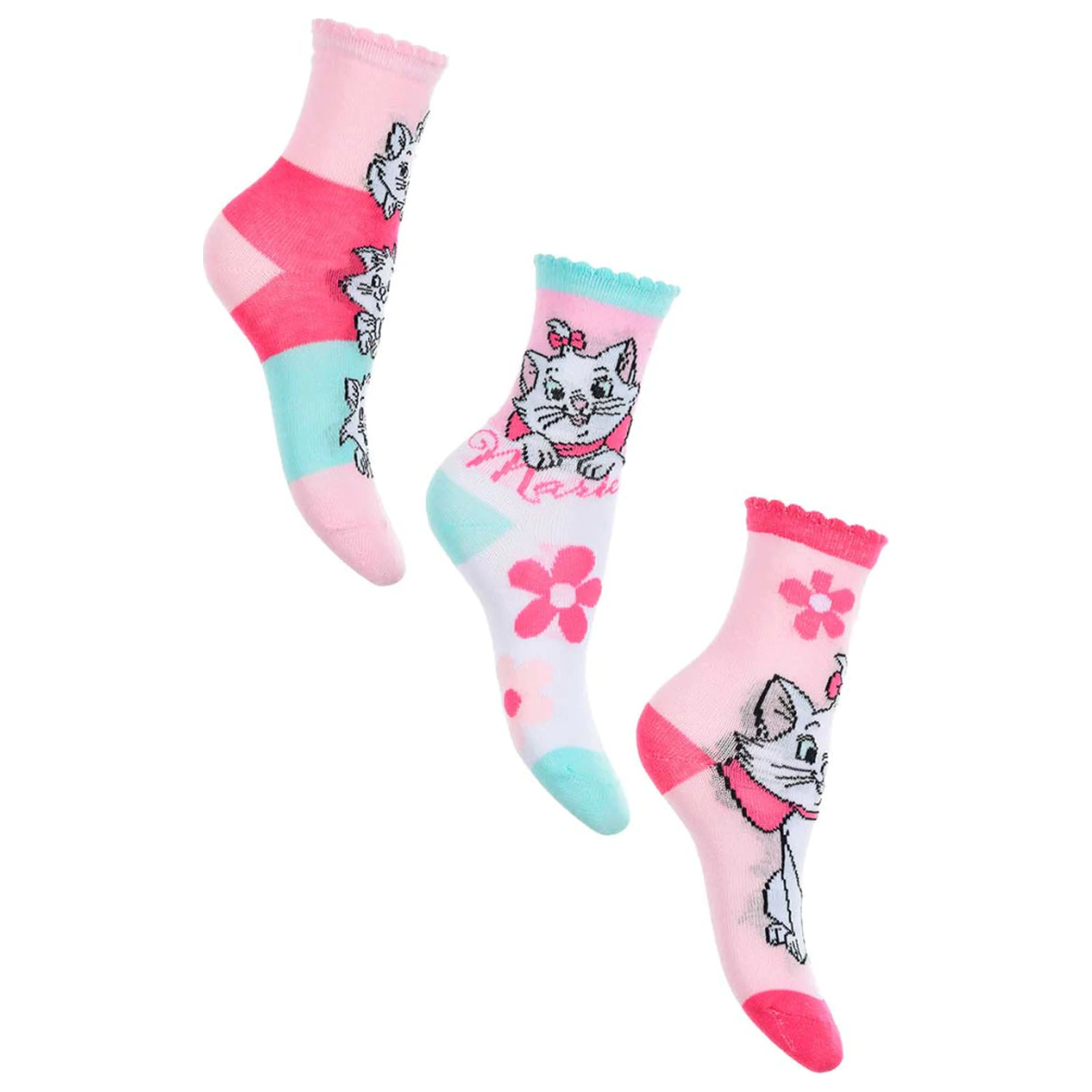 Disney Marie Fancy Pink detské ponožky 31/34 produktová fotografia
