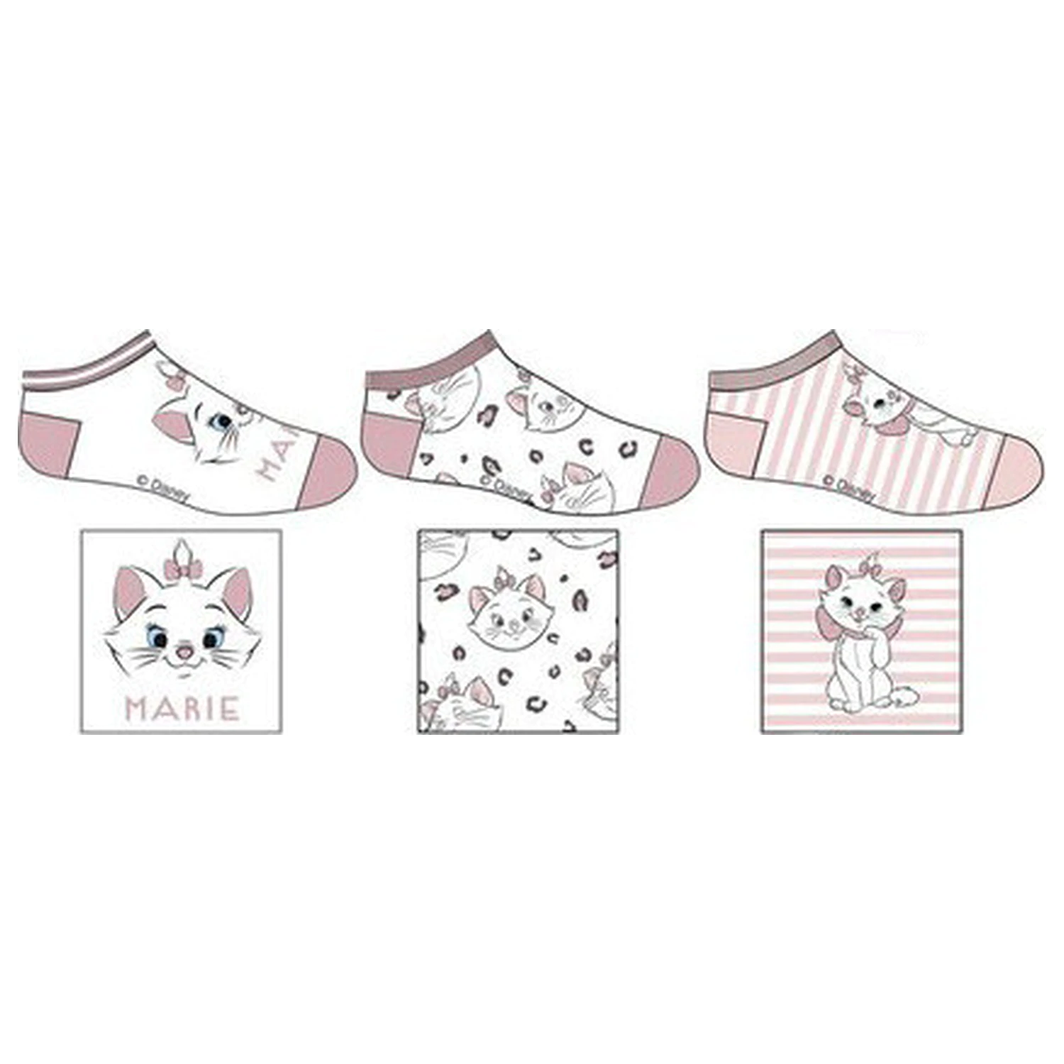 Disney Marie Meowgical Detské tajné ponožky 27/30 produktová fotografia