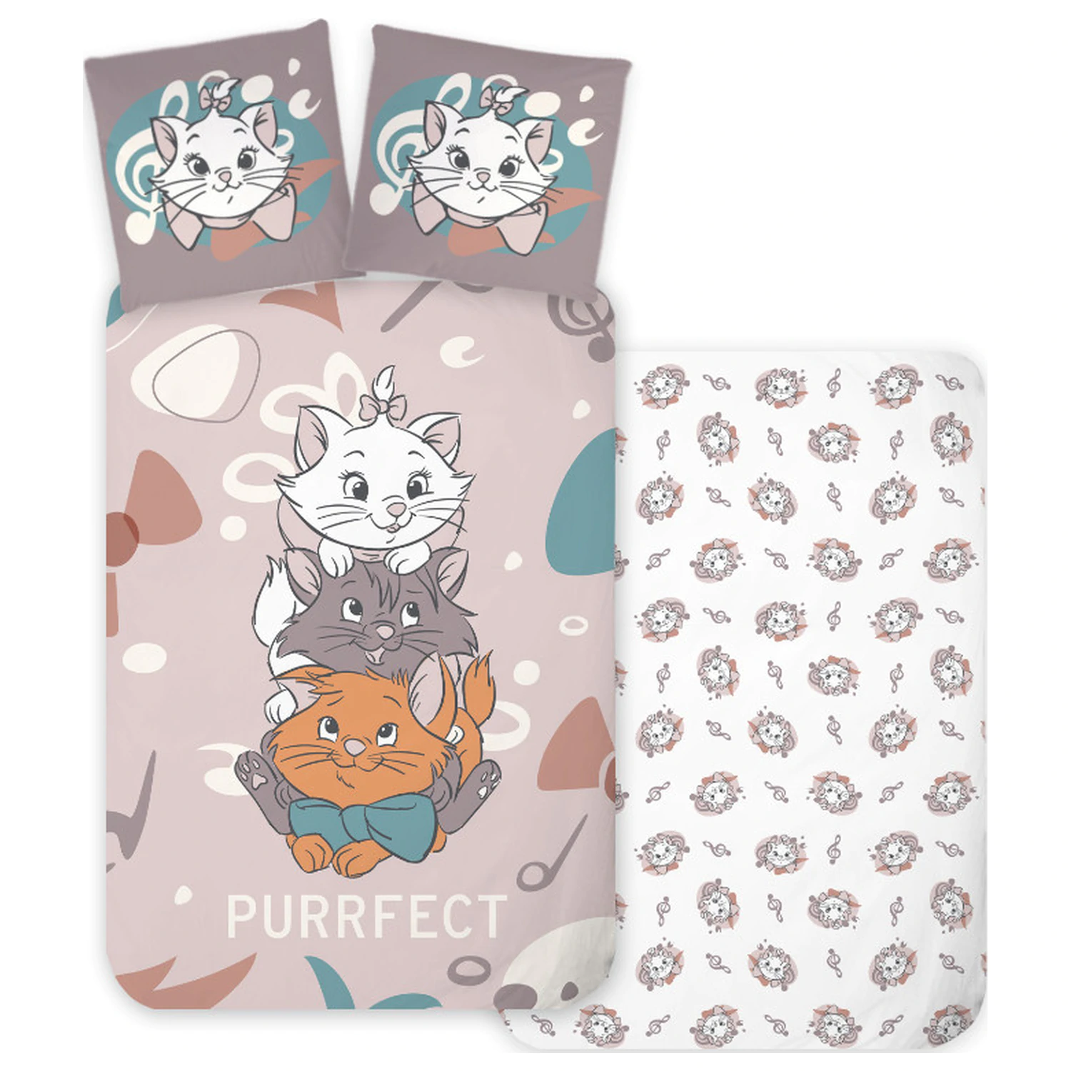 Disney Marie Purrfect obliečka na paplón pre batoľatá a predškolákov produktová fotografia