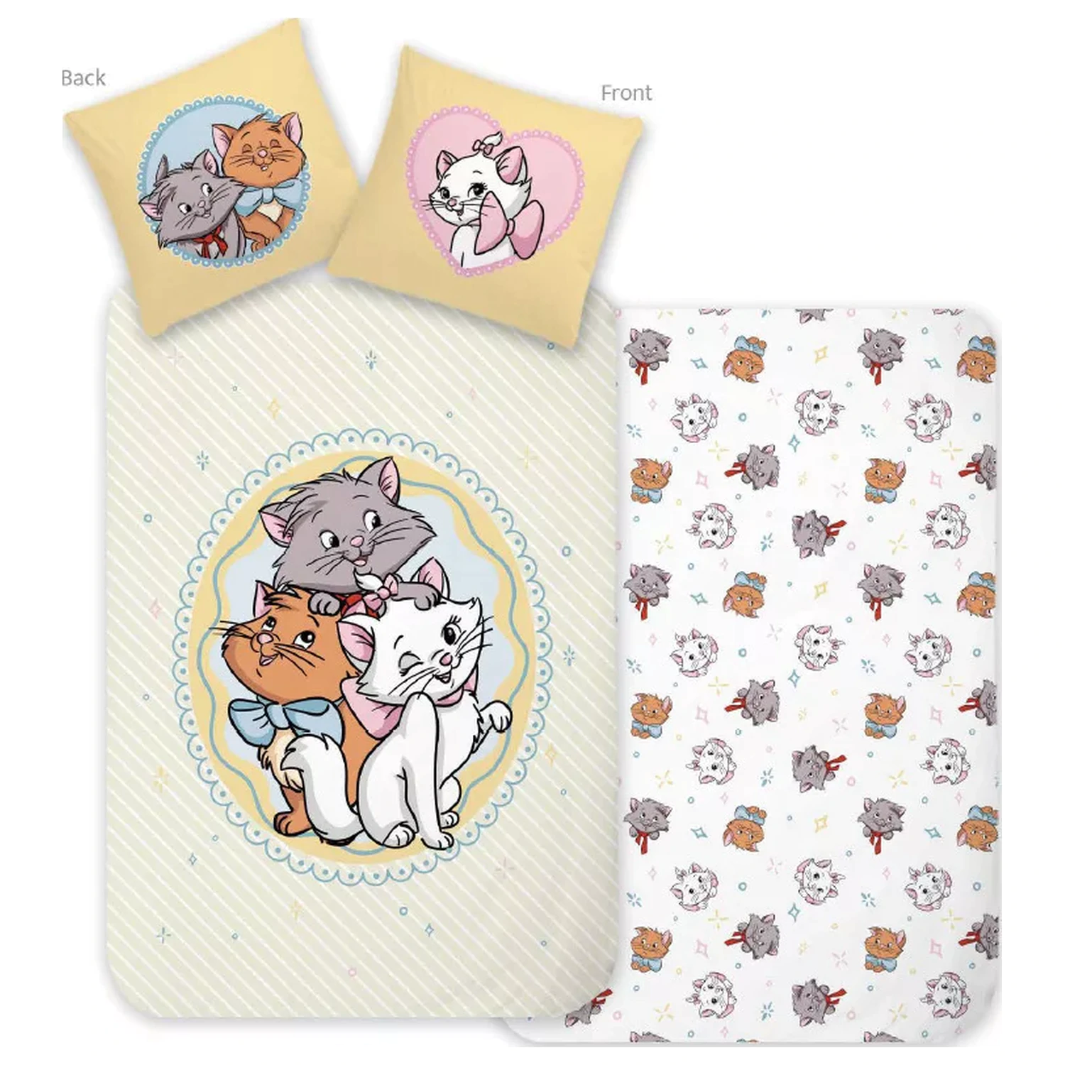 Disney Marie Trio detská obliečka na paplón pre batoľatá a predškolákov produktová fotografia
