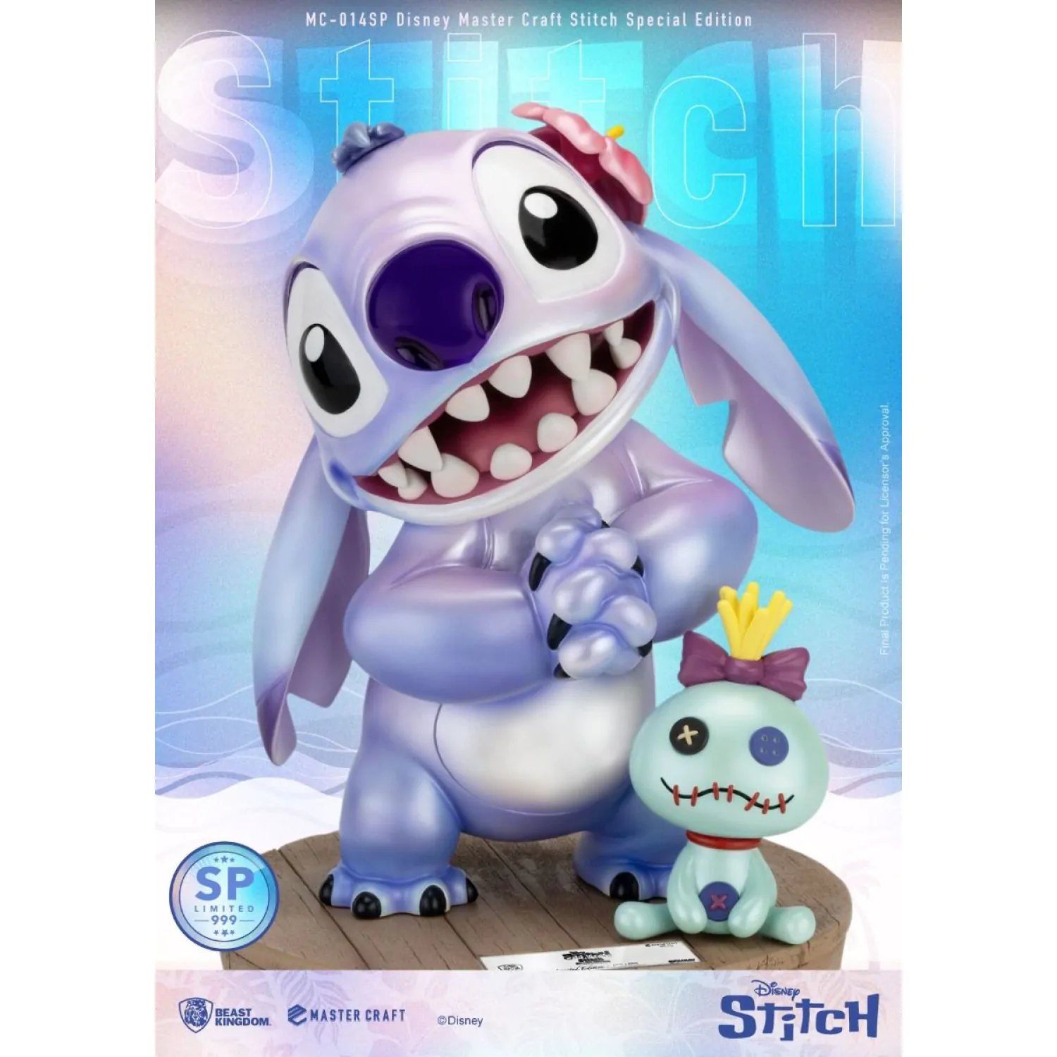 Disney Master Craft Socha Lilo & Stitch Stitch Special Edition 34 cm produktová fotografia