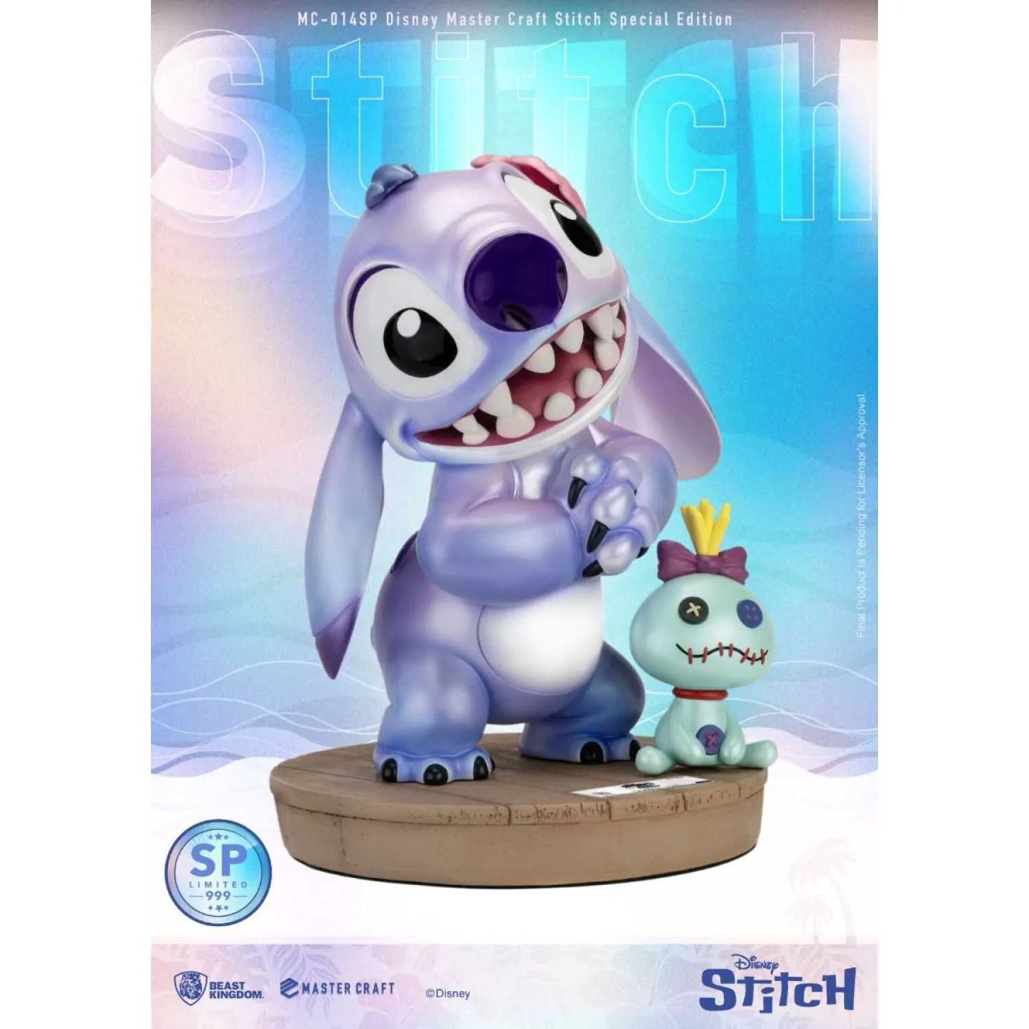 Disney Master Craft Socha Lilo & Stitch Stitch Special Edition 34 cm produktová fotografia