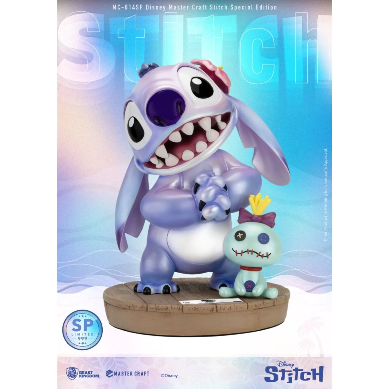 Disney Master Craft Socha Lilo & Stitch Stitch Special Edition 34 cm produktová fotografia