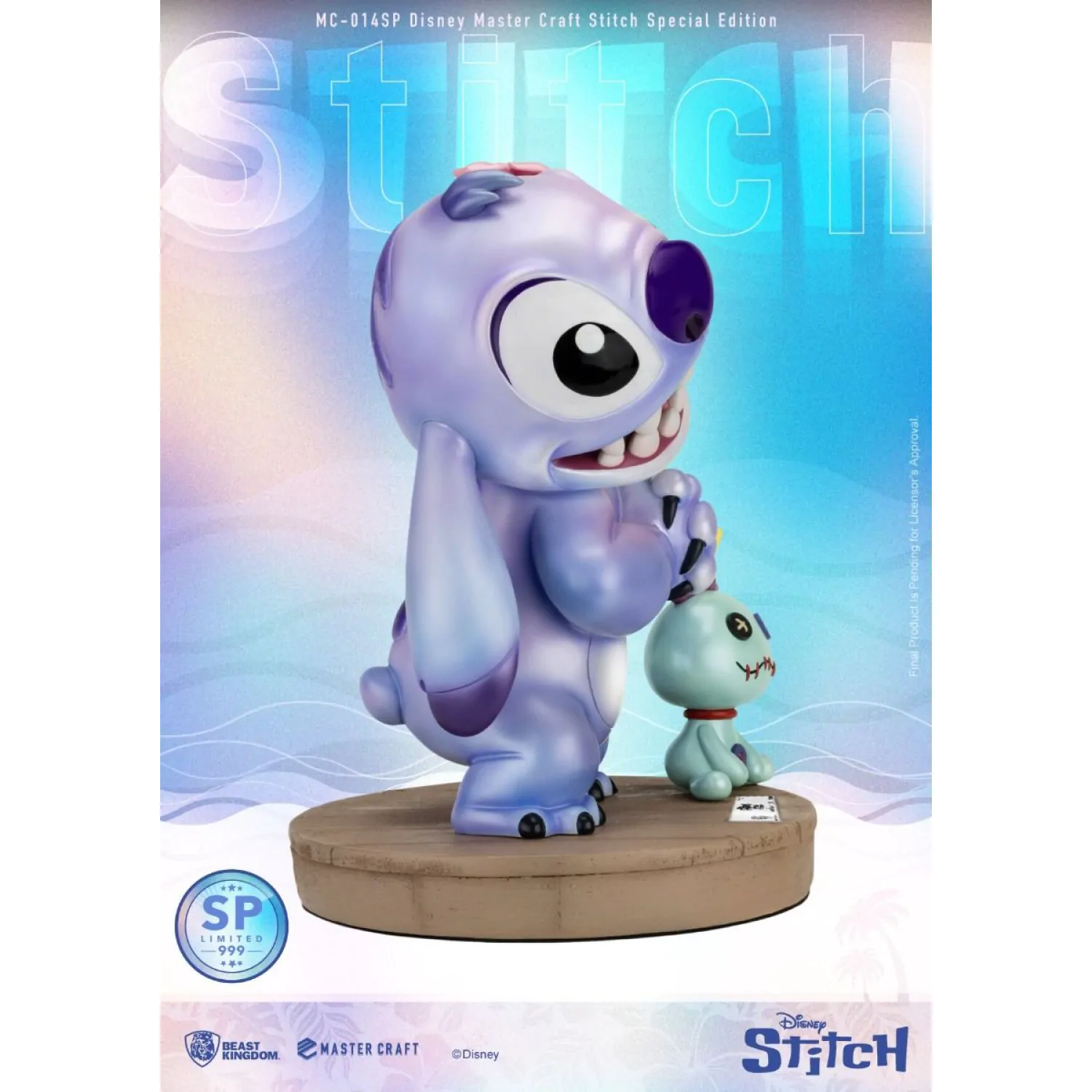 Disney Master Craft Socha Lilo & Stitch Stitch Special Edition 34 cm produktová fotografia