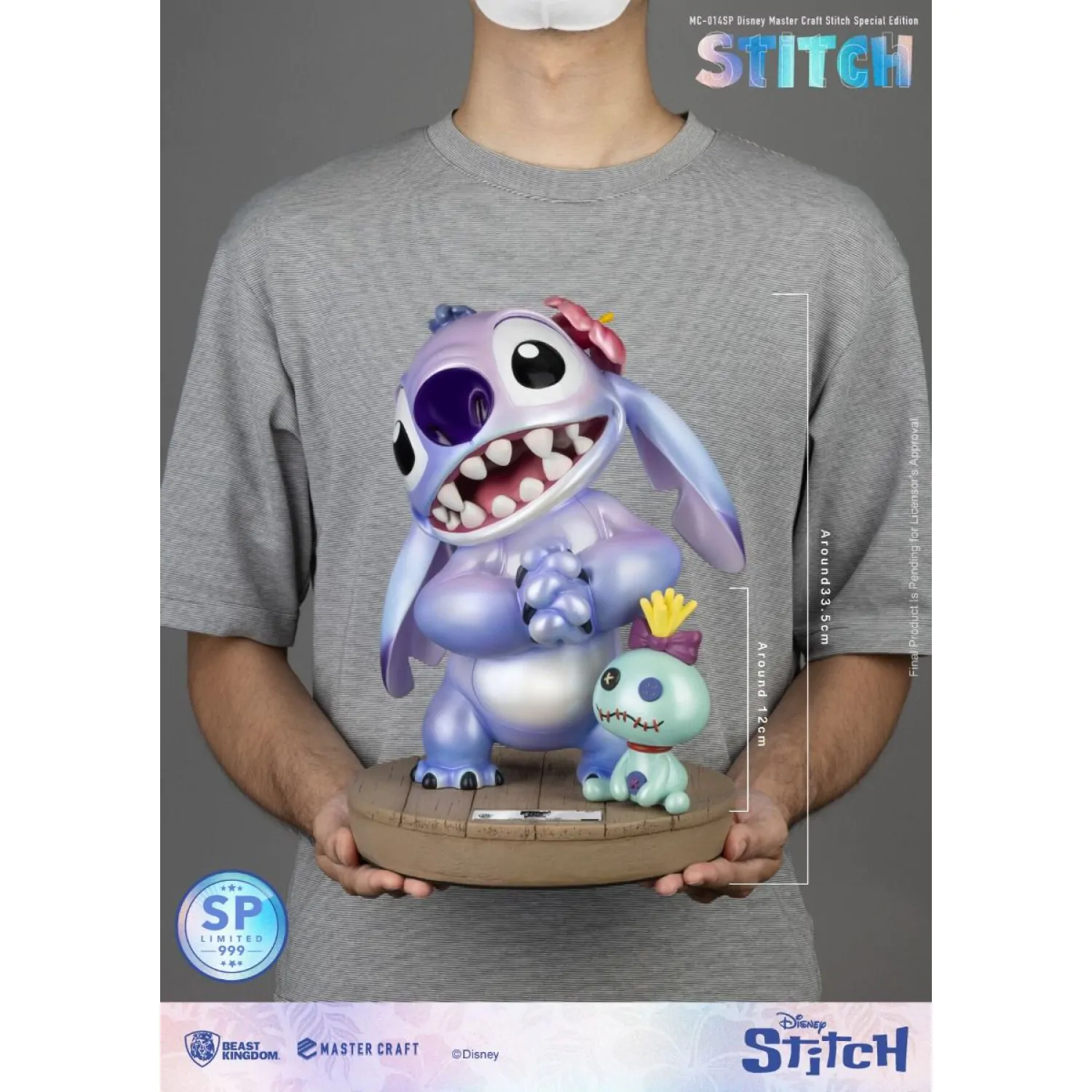 Disney Master Craft Socha Lilo & Stitch Stitch Special Edition 34 cm produktová fotografia