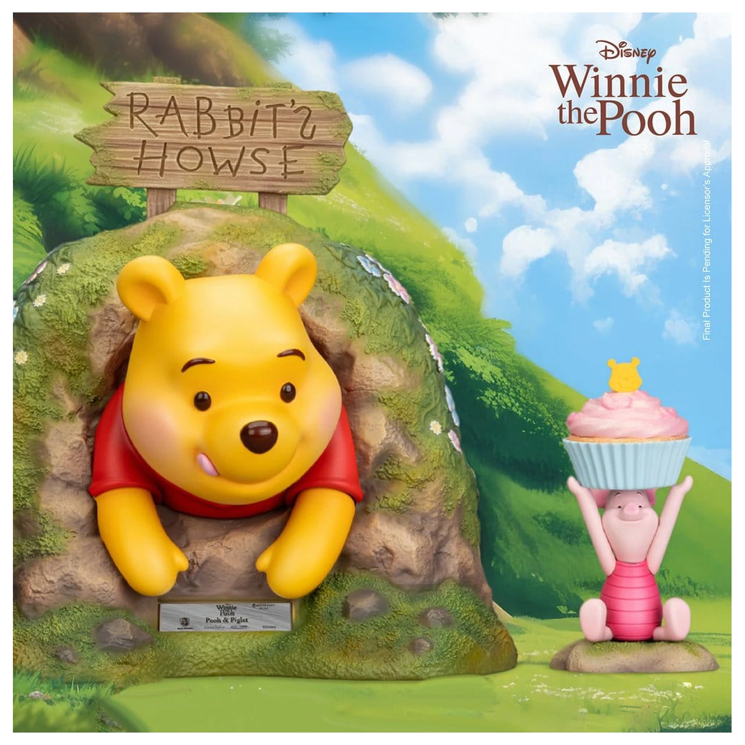 Disney Master Craft Socha Pooh & Piglet 33 cm produktová fotografia