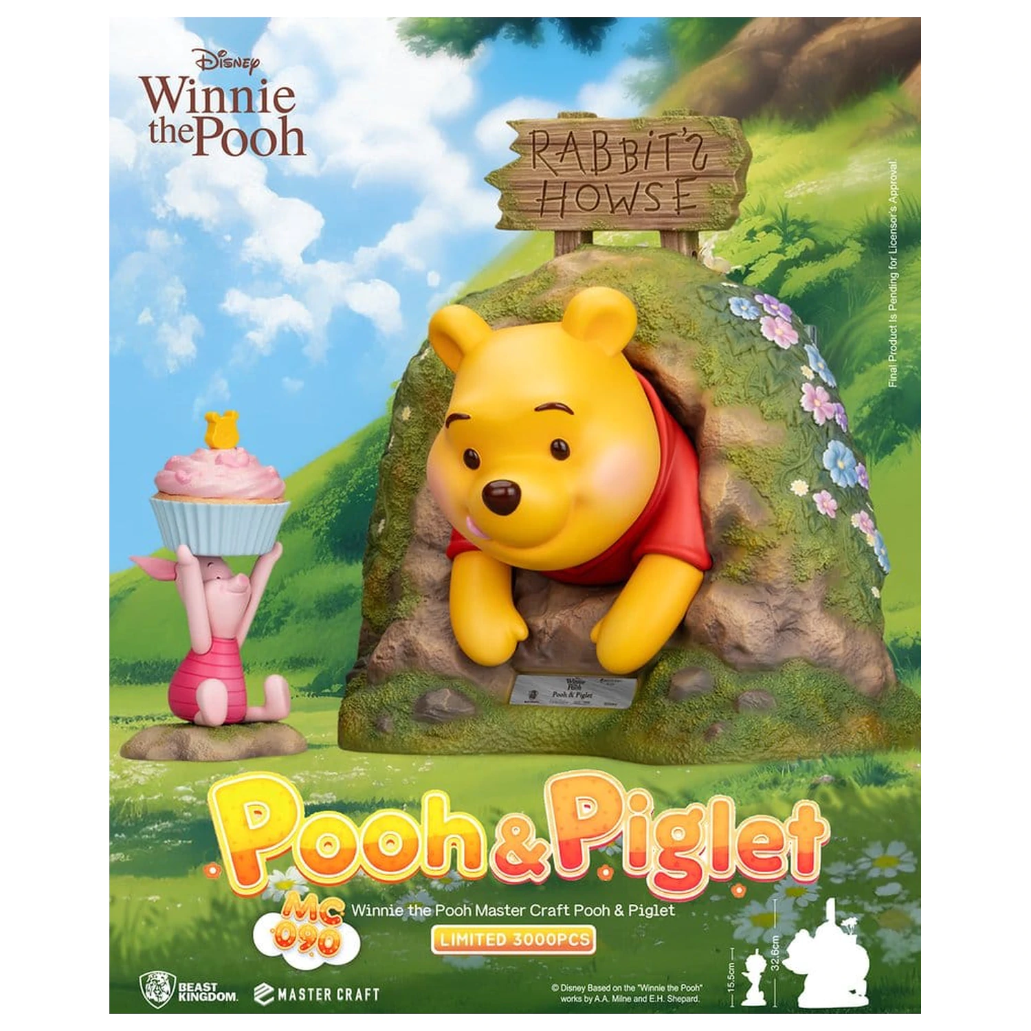 Disney Master Craft Socha Pooh & Piglet 33 cm produktová fotografia
