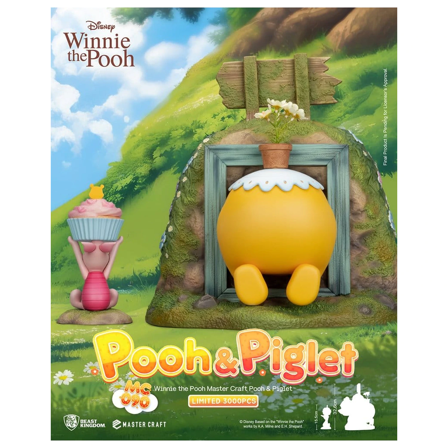 Disney Master Craft Socha Pooh & Piglet 33 cm produktová fotografia