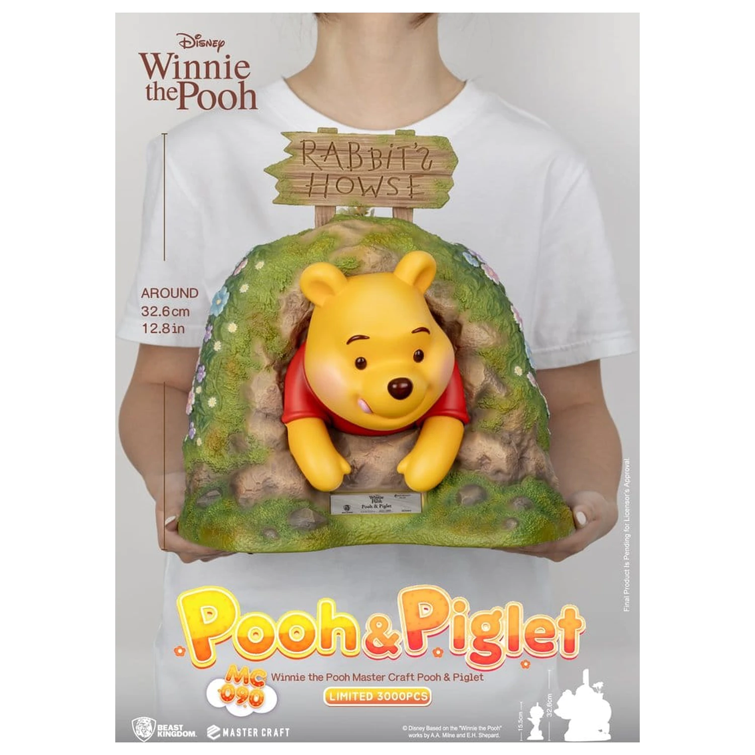 Disney Master Craft Socha Pooh & Piglet 33 cm produktová fotografia