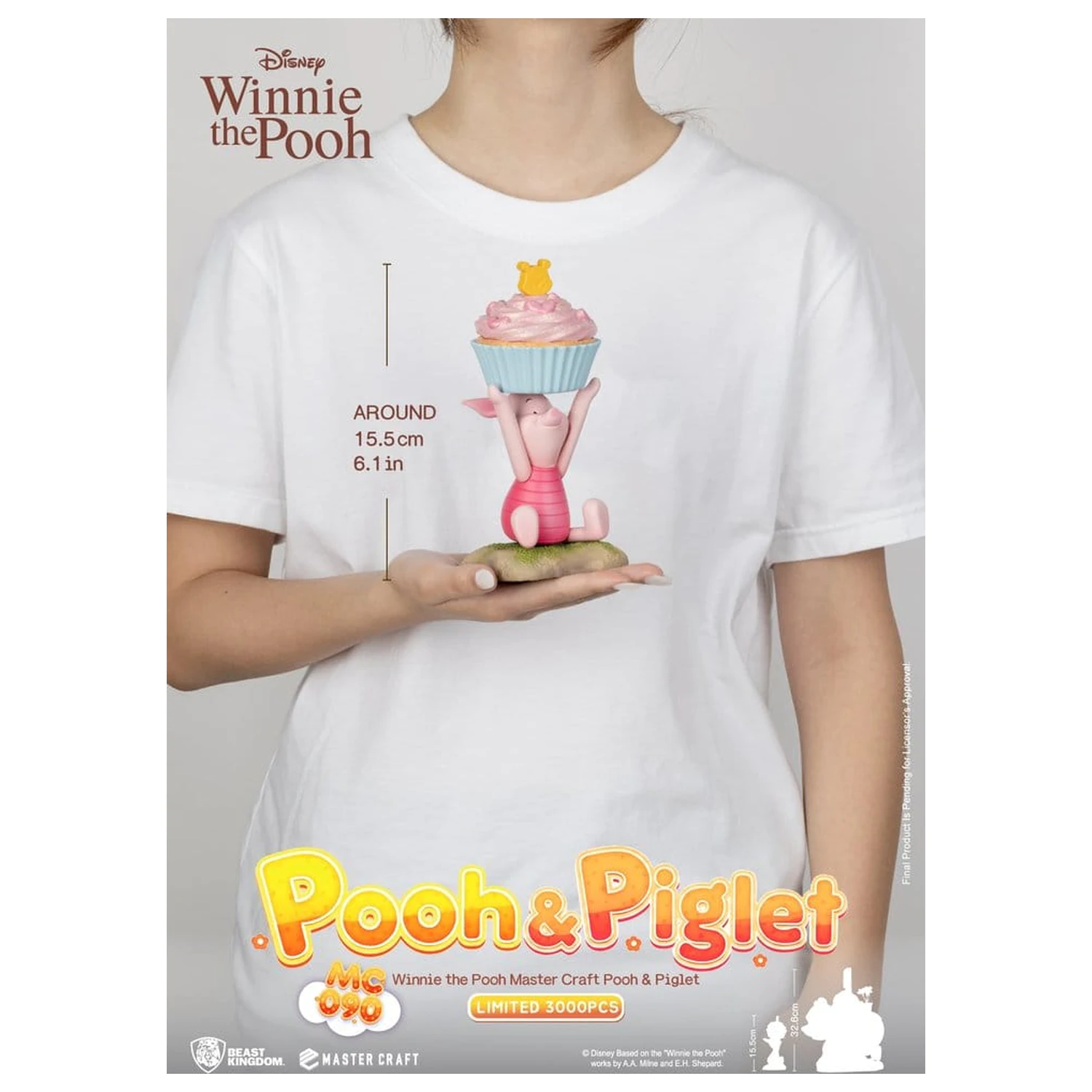 Disney Master Craft Socha Pooh & Piglet 33 cm produktová fotografia