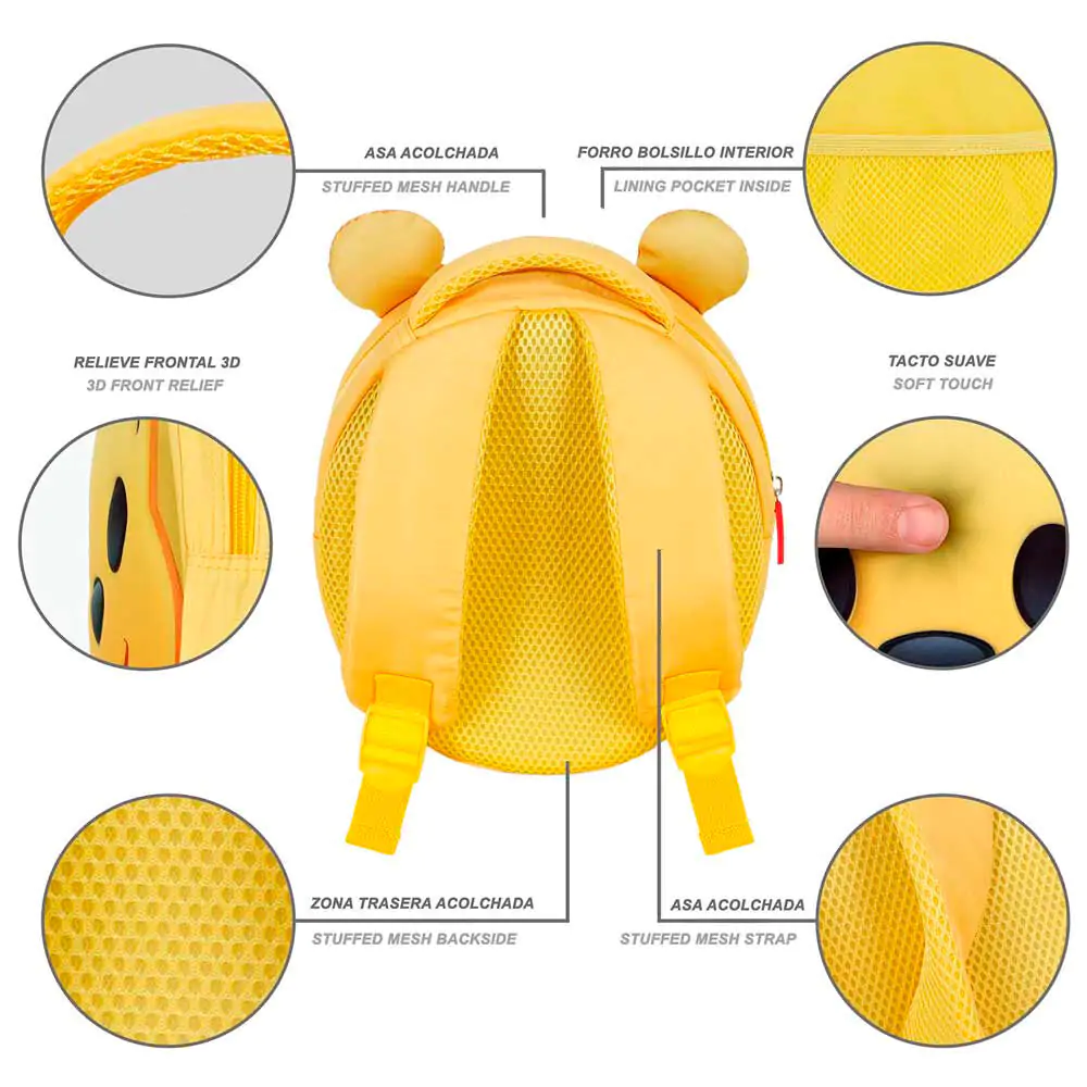 Disney Winnie the Pooh Emoji 3D ruksak 22 cm produktová fotografia