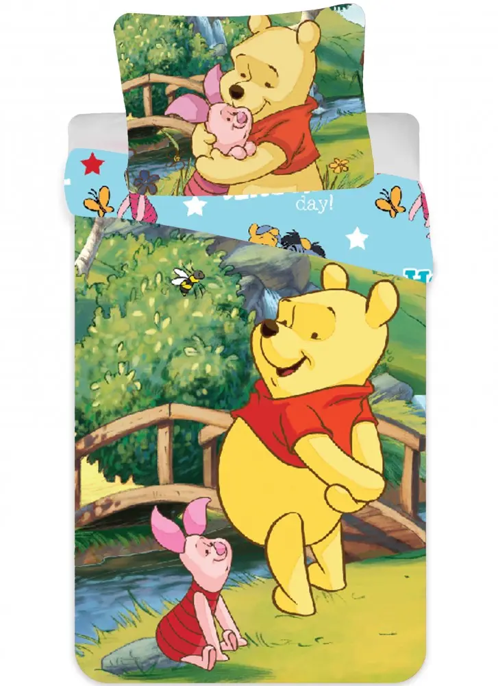 Disney Winnie the Pooh Detská obliečka na perinu 90x140cm, 40x55 cm produktová fotografia
