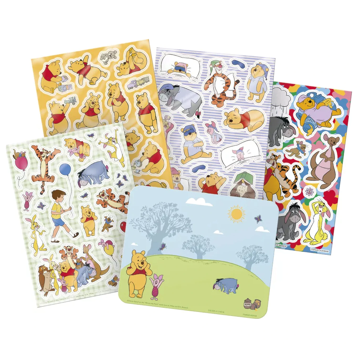 Disney Winnie the Pooh Happy sada okenných nálepiek produktová fotografia