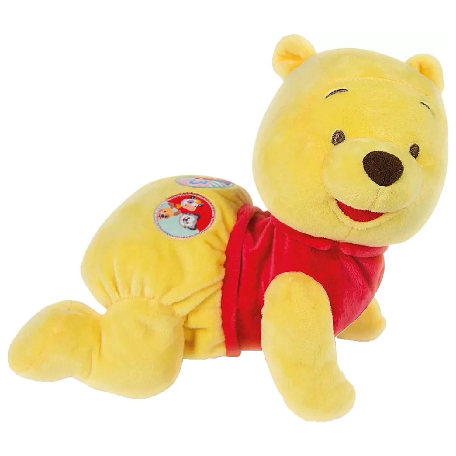 Disney Winnie the Pooh Happy interaktívna plaziaca sa plyšová figúrka produktová fotografia