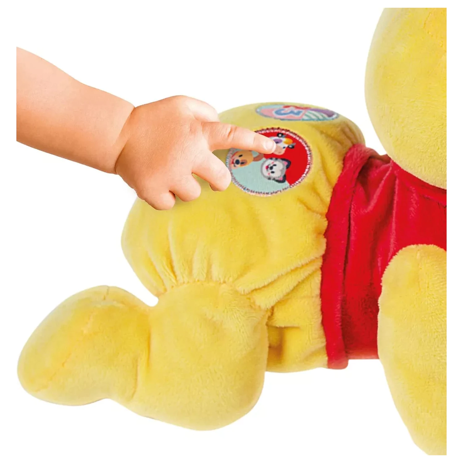 Disney Winnie the Pooh Happy interaktívna plaziaca sa plyšová figúrka produktová fotografia