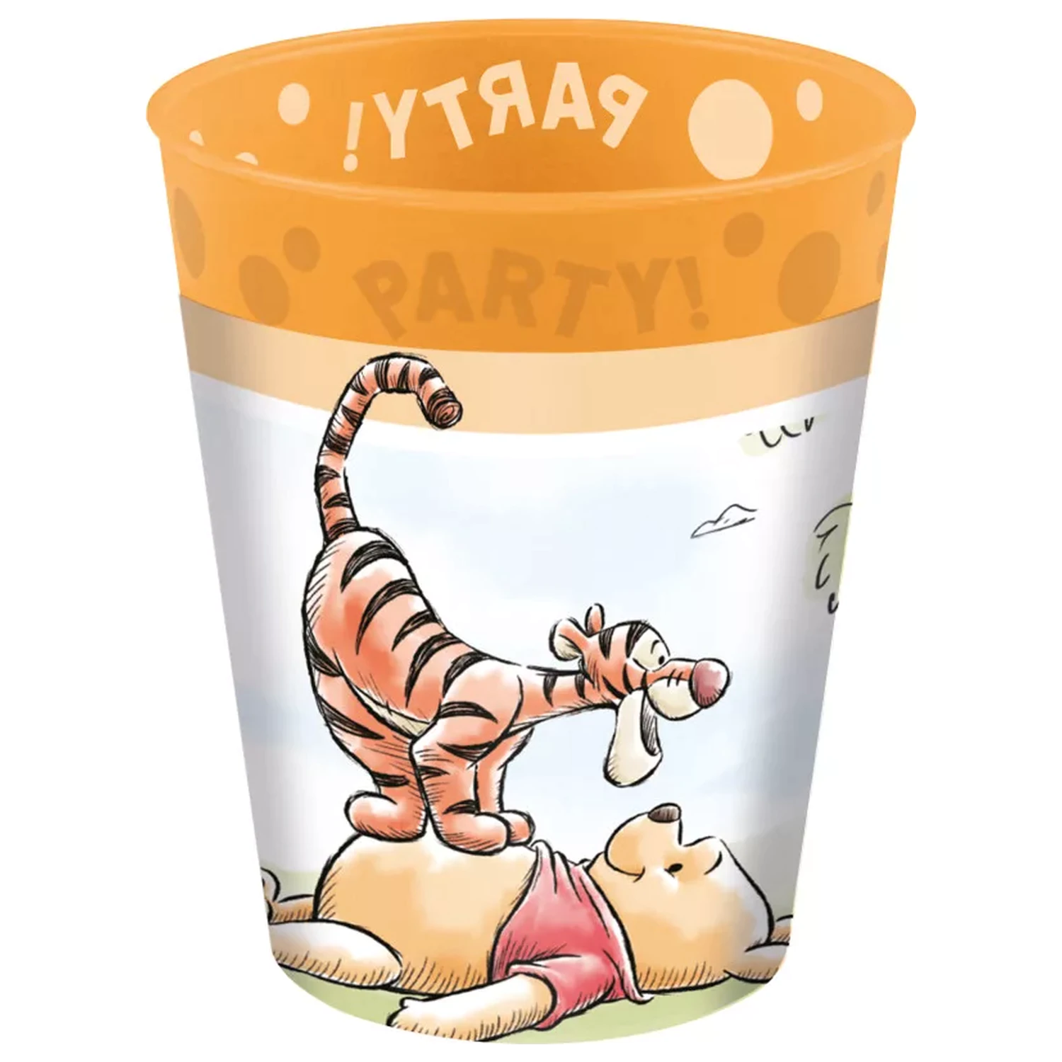 Disney Winnie the Pooh Loves Nature Micro Premium plastový pohár sada 4 ks 250 ml produktová fotografia