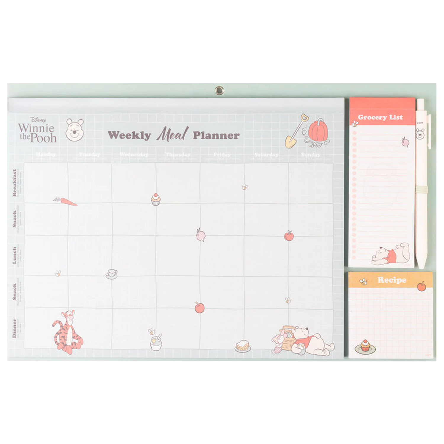 Disney Winnie the Pooh magnetický plánovač jedál produktová fotografia